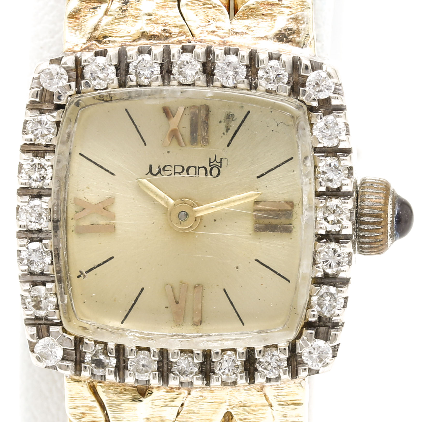 14K Yellow Gold Merano Diamond Watch
