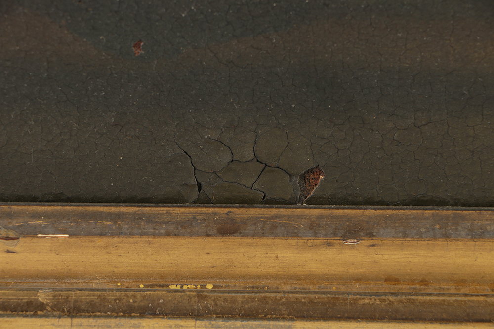 Old Master School Oil Painting on Canvas of a Madonna and Child