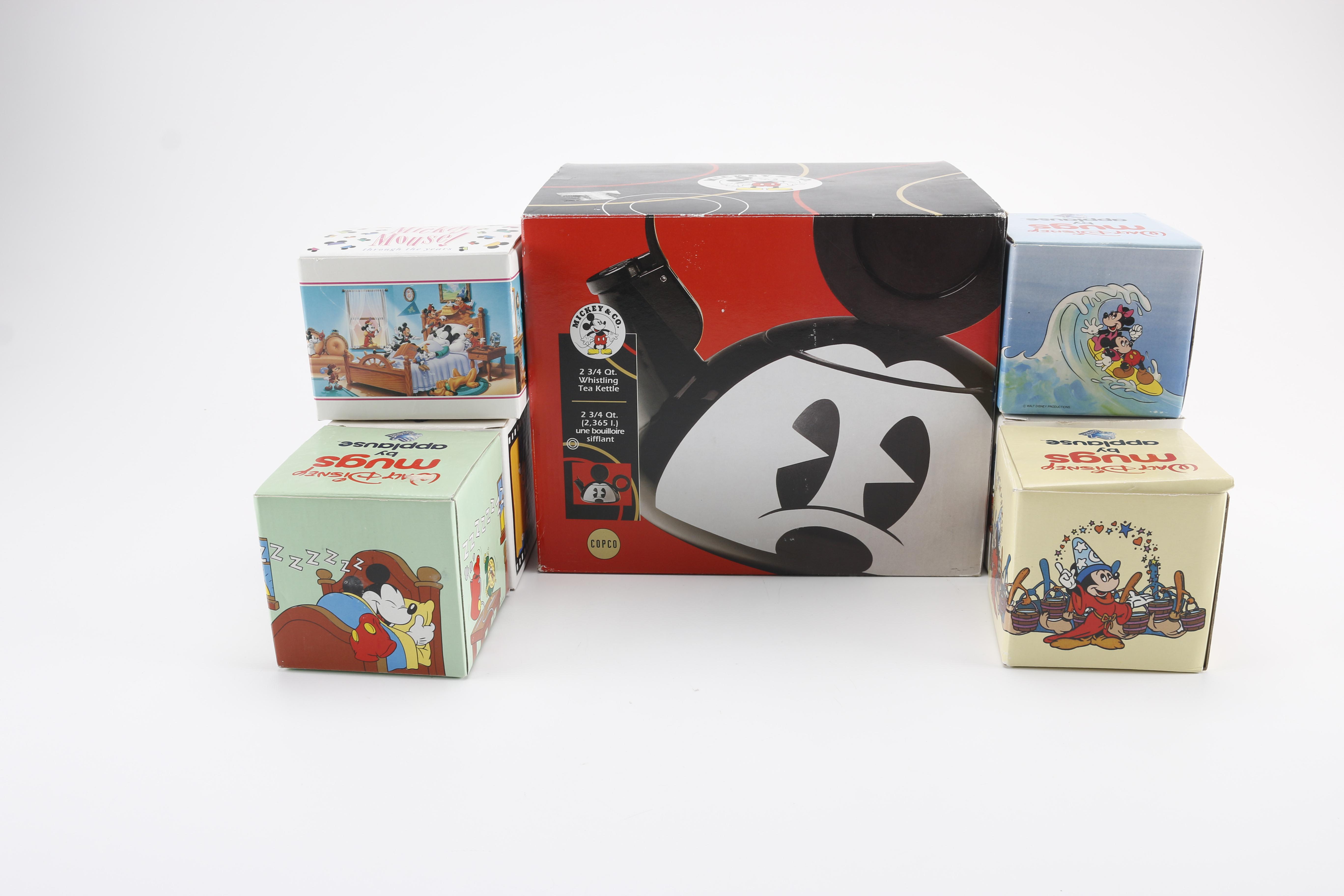 Mickey Mouse Themed Coffee and Tea Tableware