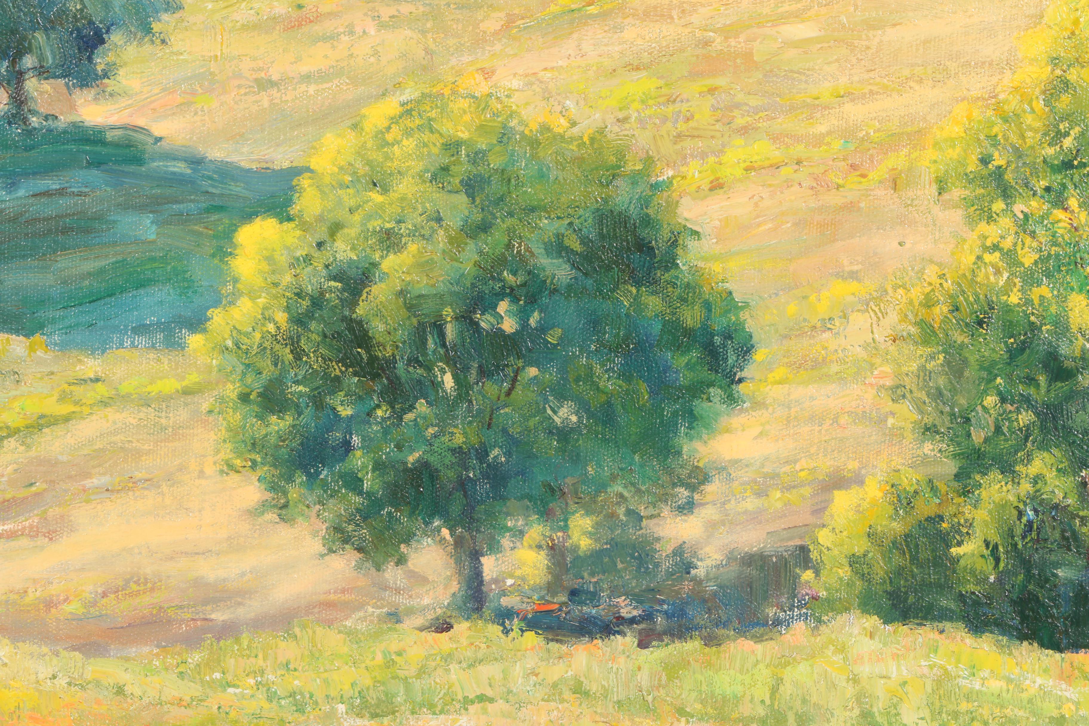 Anton Otto Fischer Oil on Canvas "Spring Flowers"