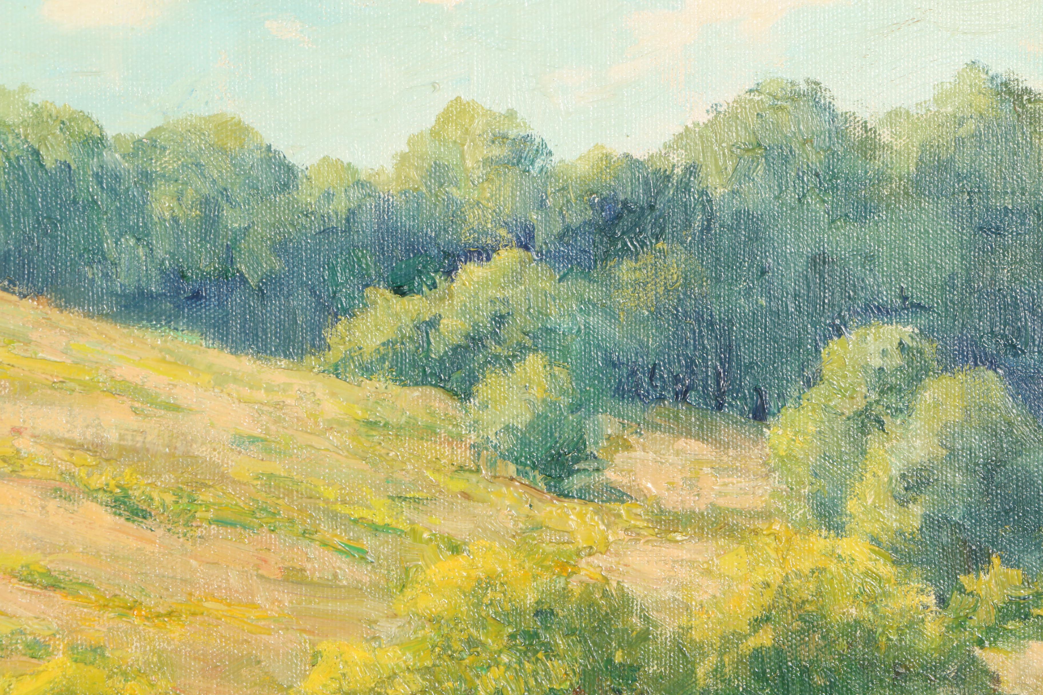 Anton Otto Fischer Oil on Canvas "Spring Flowers"