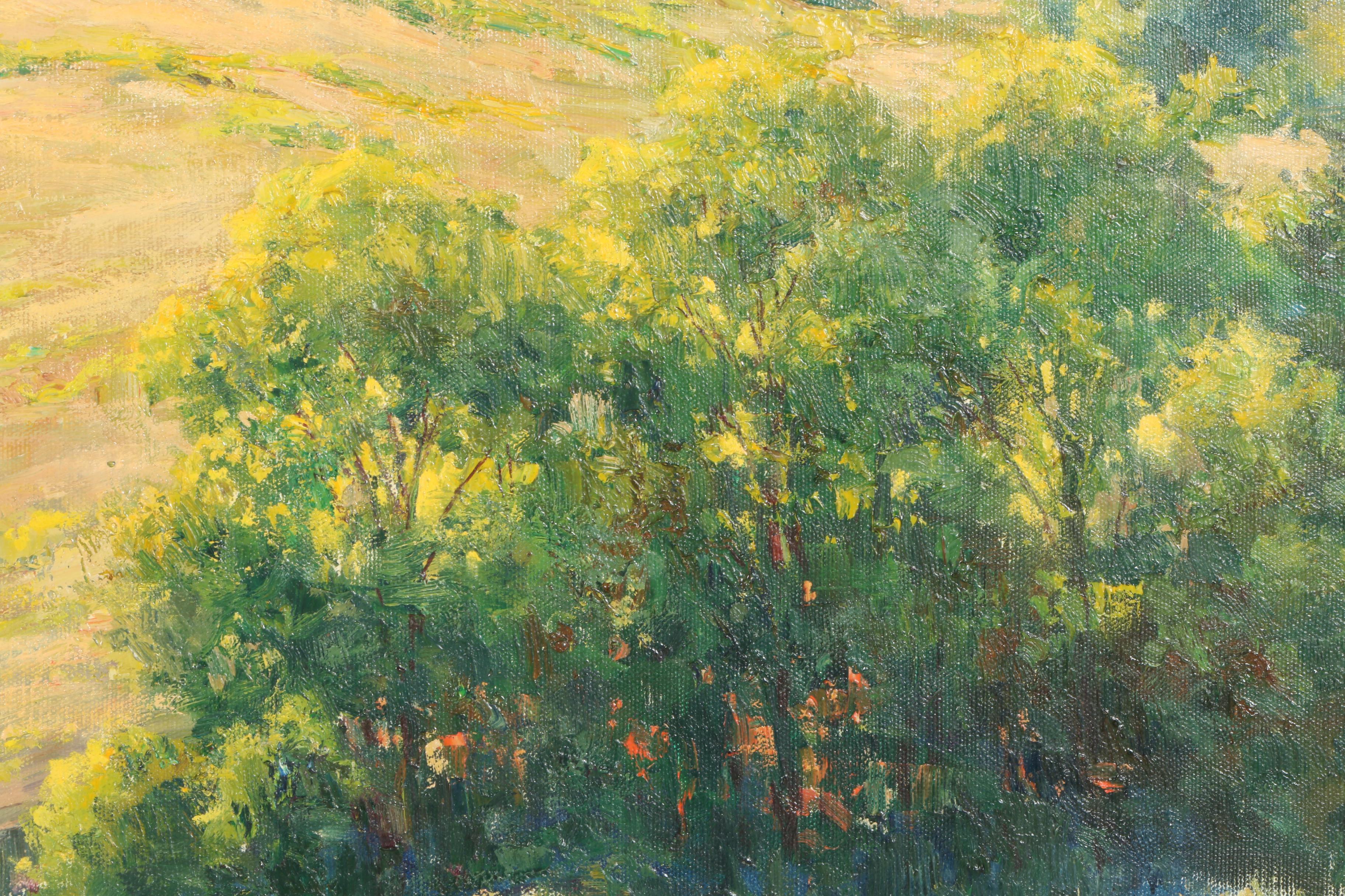 Anton Otto Fischer Oil on Canvas "Spring Flowers"