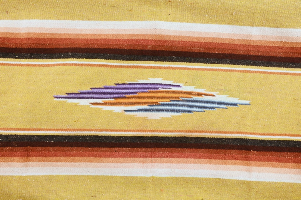 Vintage Southwestern Hand Loomed Serapi Blanket