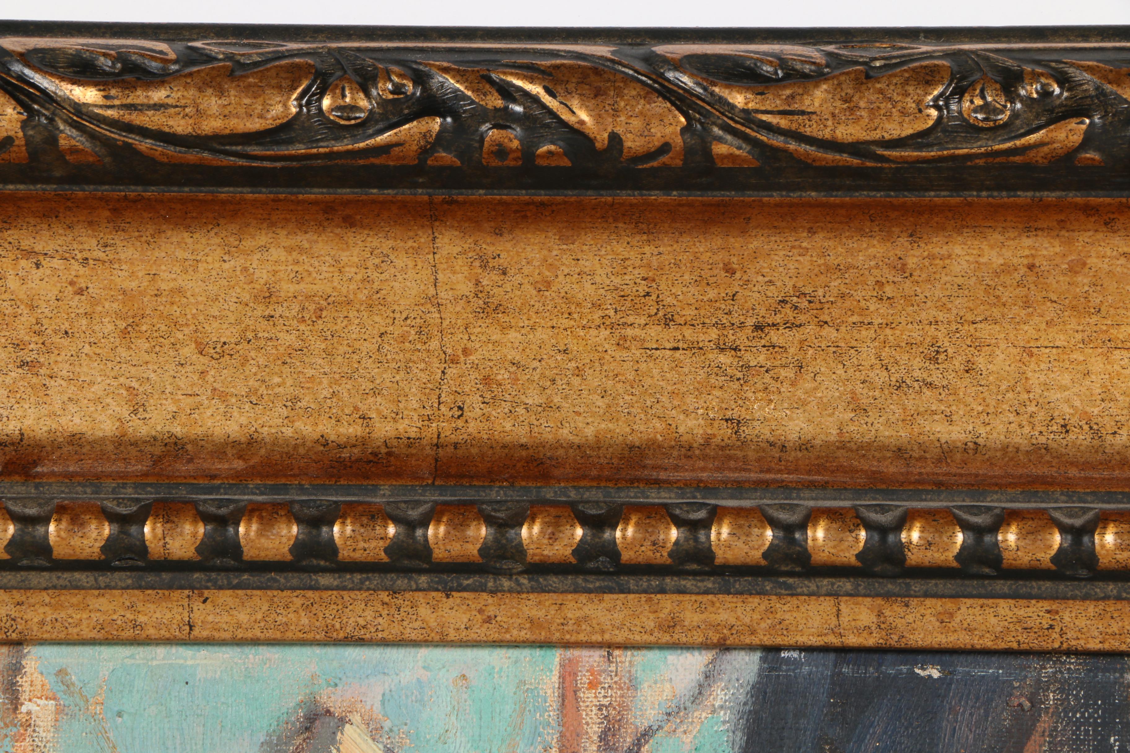 Malcolm Humphreys Oil on Canvas "Tuna Boats at Concarneau"