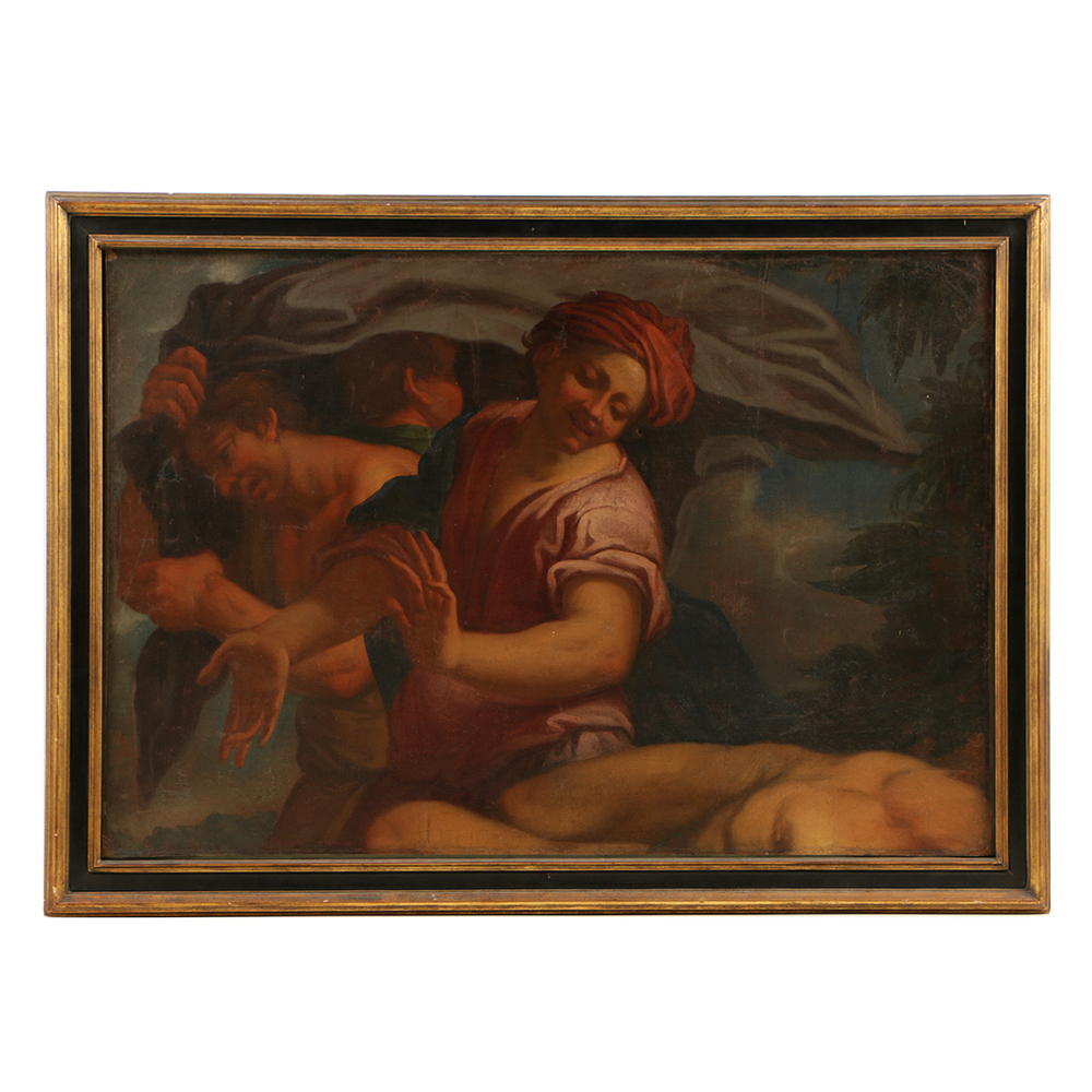 Circa 1700 Northern Italian School Oil Painting on Canvas