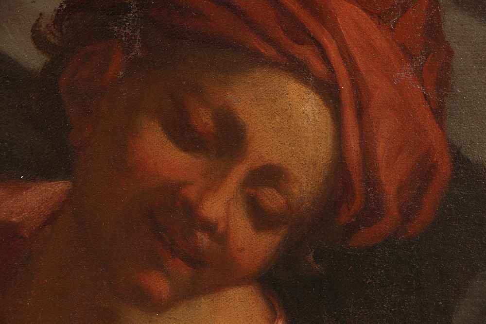 Circa 1700 Northern Italian School Oil Painting on Canvas