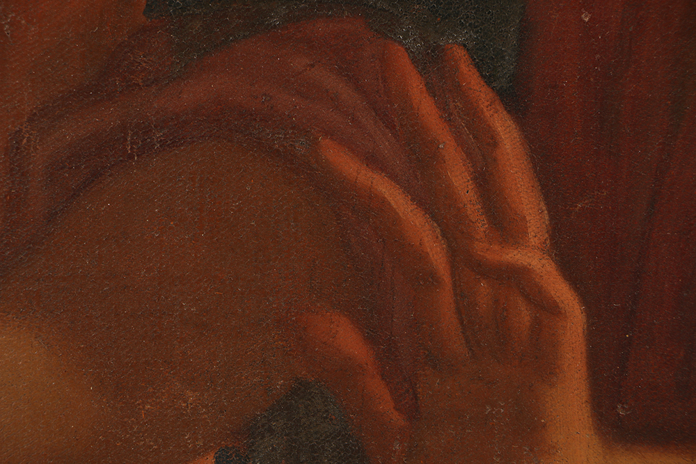 Circa 1700 Northern Italian School Oil Painting on Canvas