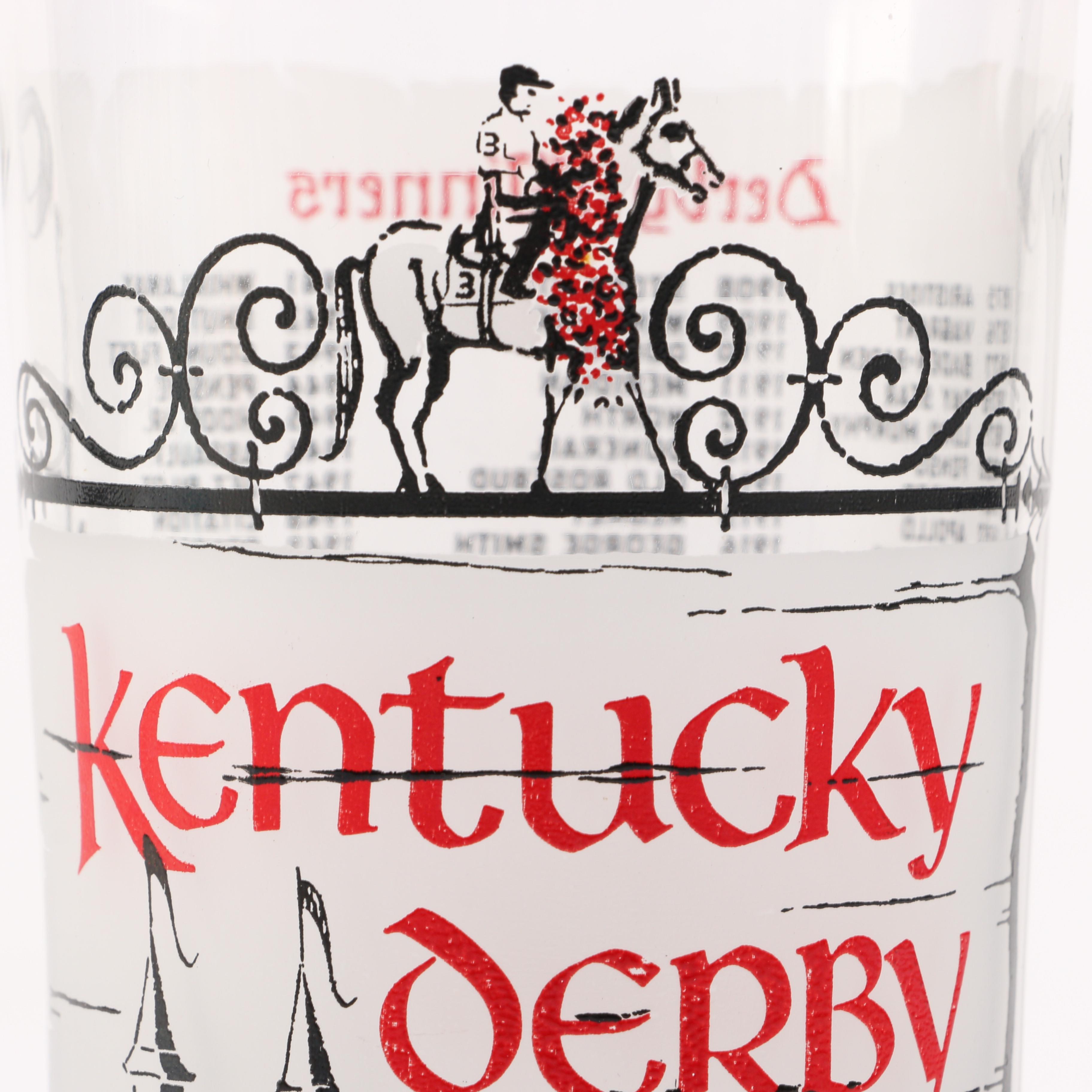 1973 Kentucky Derby Glass