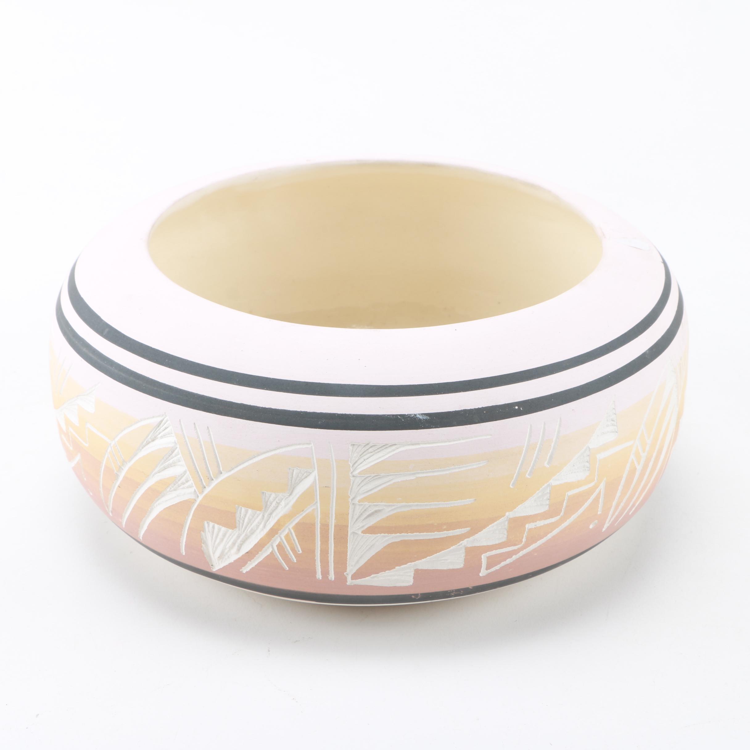 L. Posey Ute Mountain Pottery Bowl