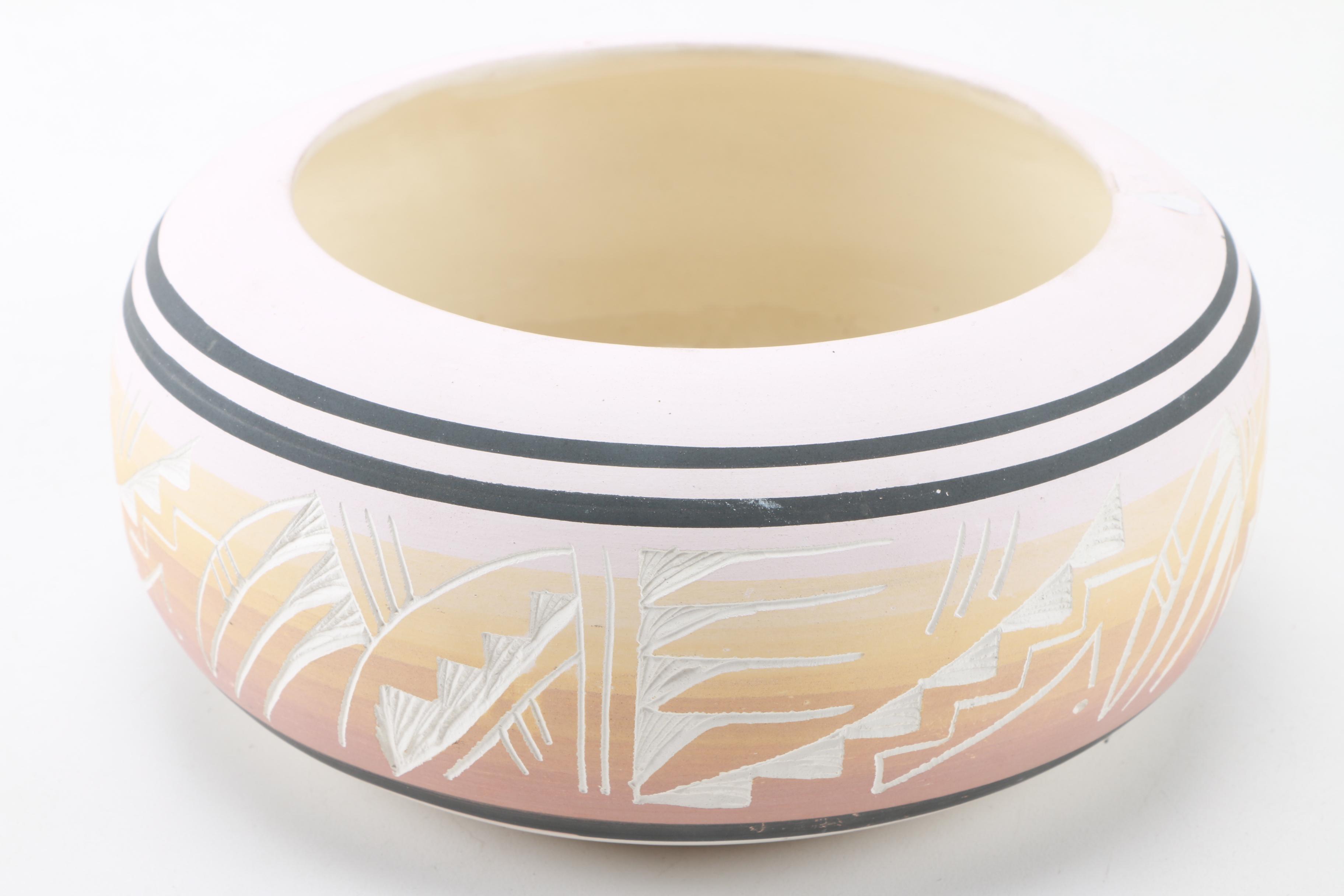 L. Posey Ute Mountain Pottery Bowl