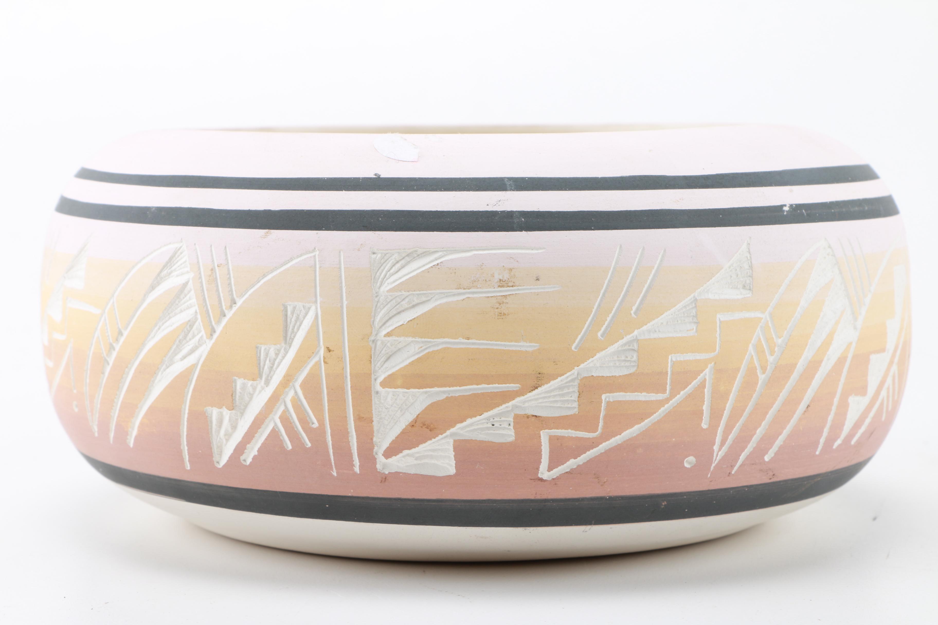 L. Posey Ute Mountain Pottery Bowl