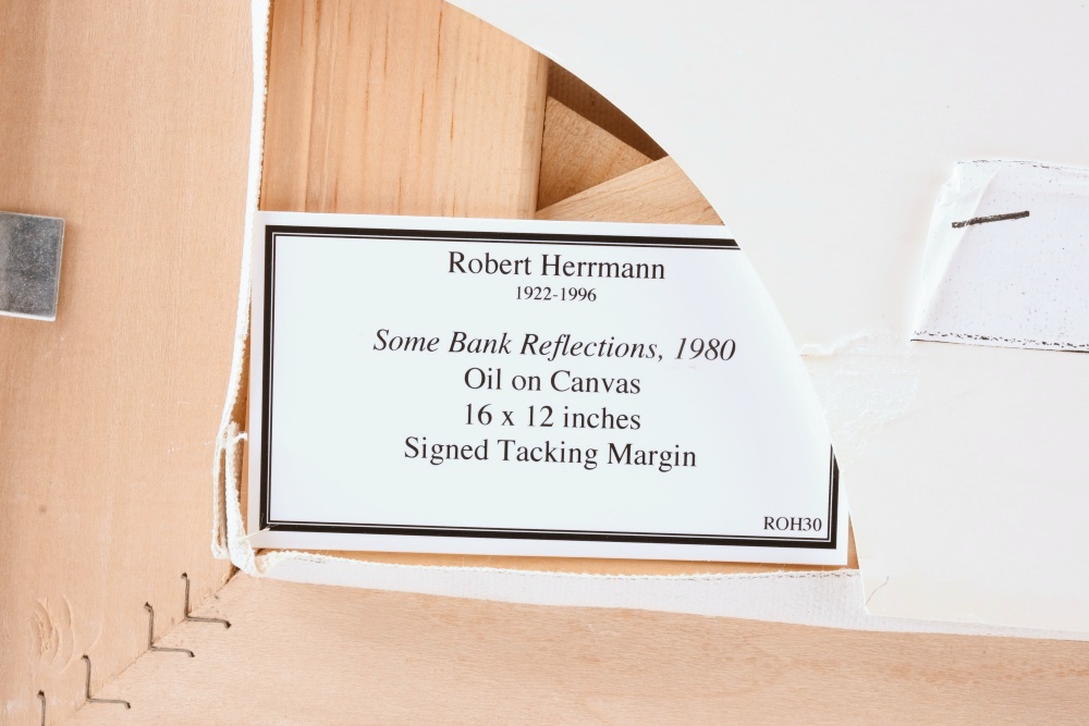 Robert Herrmann (1922-1996) "Some Bank Reflections", 1980