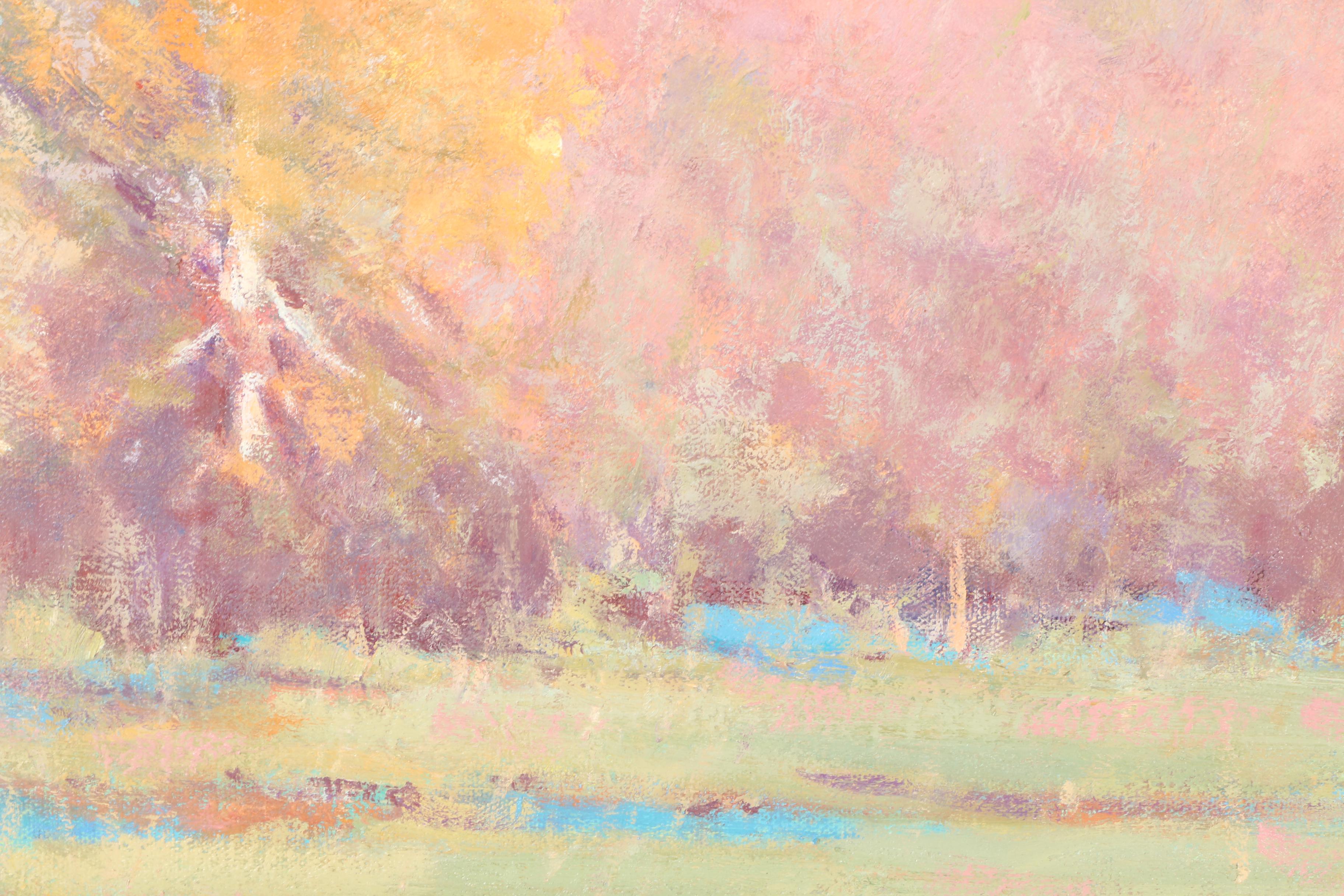 Anne Nordmann Oil on Canvas "A Quiet Stream"