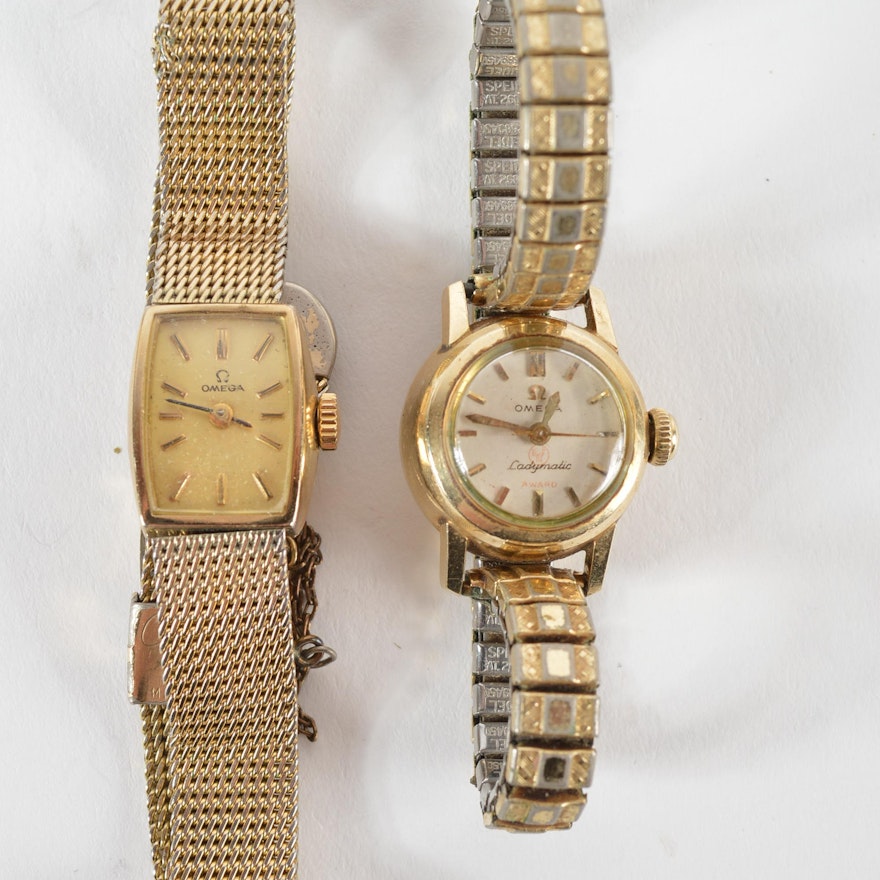 Vintage Omega Gold-Filled Wristwatches