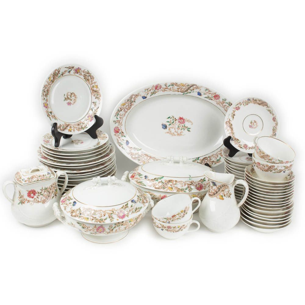Haviland Limoge Porcelain Tableware Set