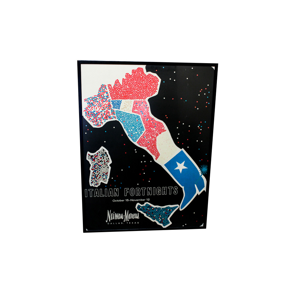 Neiman-Marcus "Italian Fortnights" Poster