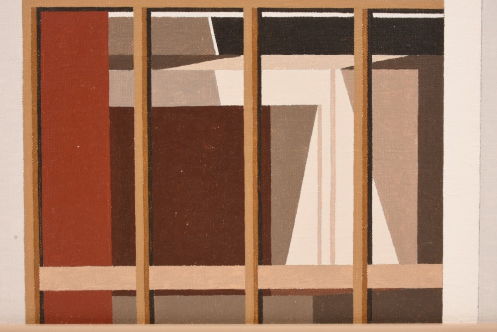 Robert Herrmann (1922-1996) "Bank Plaza Windows"