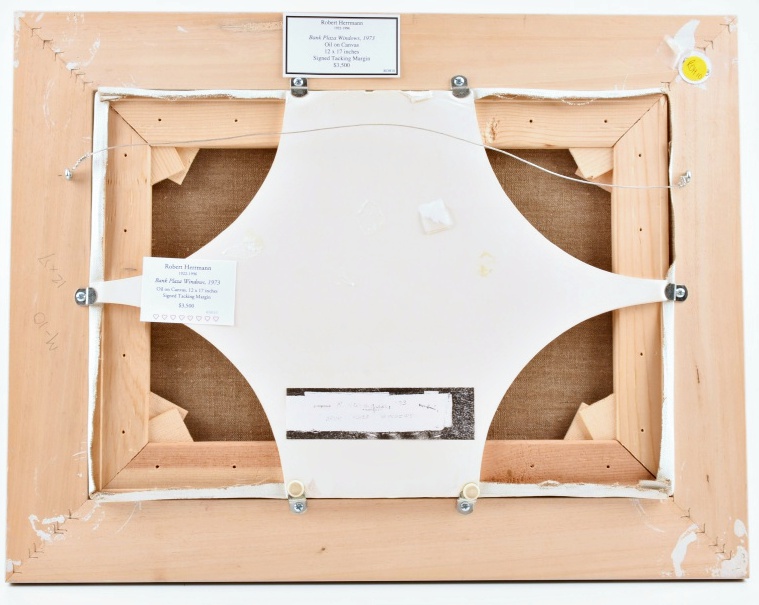 Robert Herrmann (1922-1996) "Bank Plaza Windows"