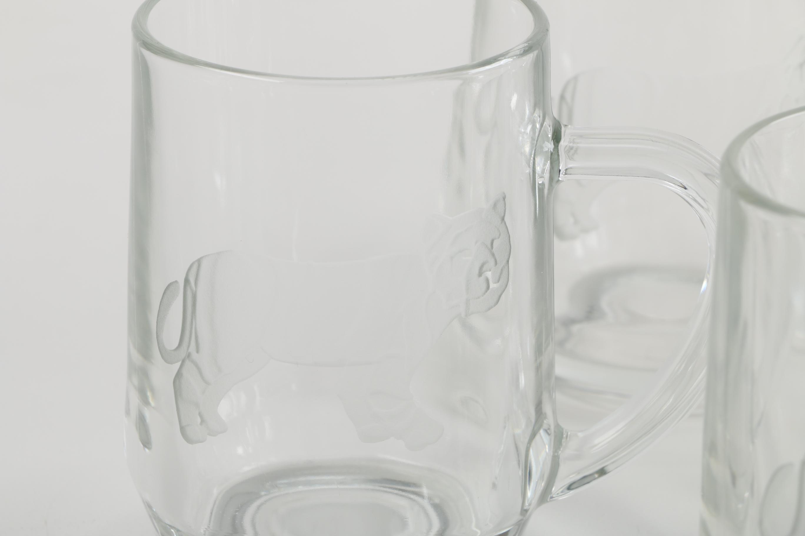 Etched Glass Mugs