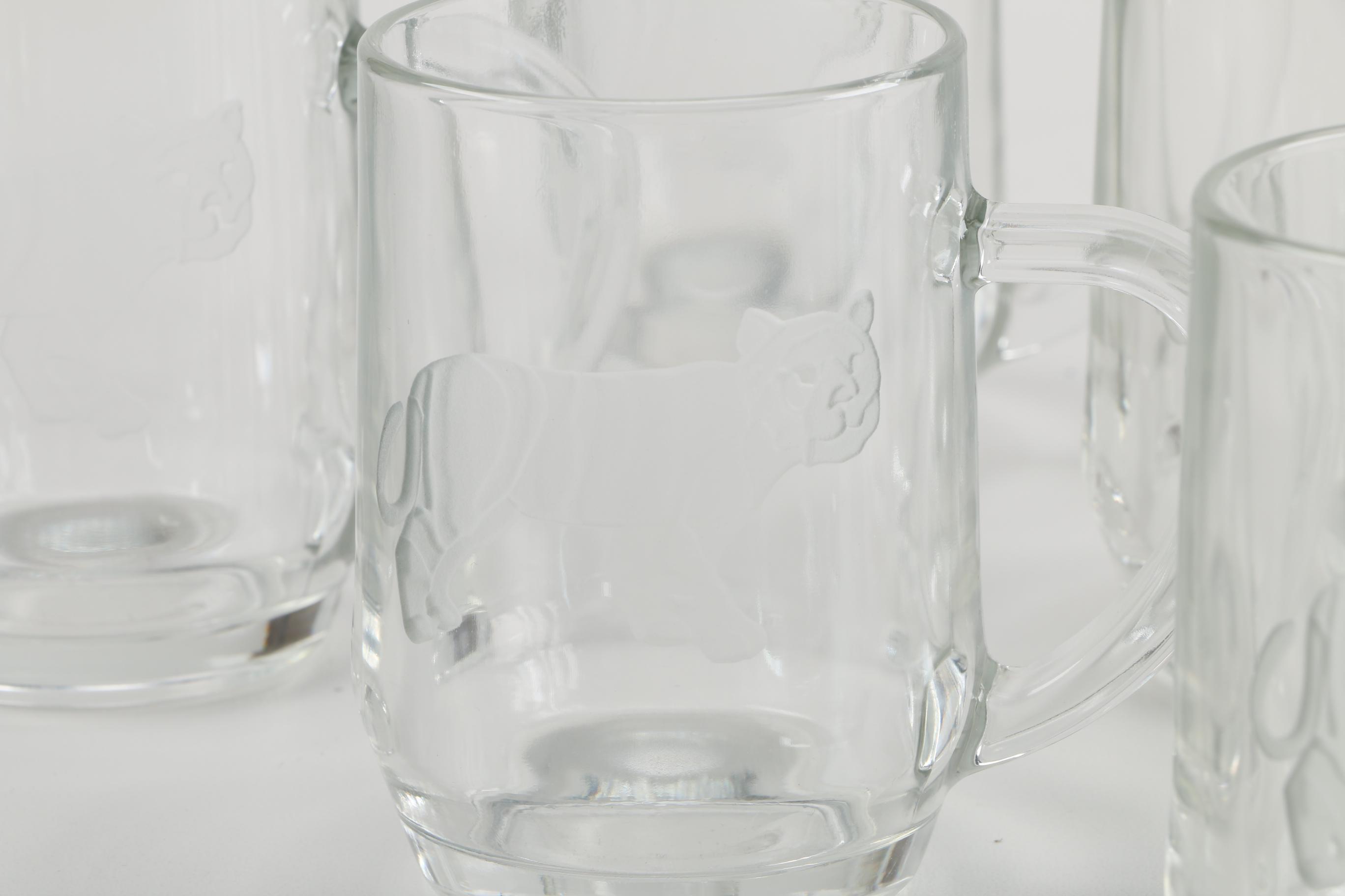 Etched Glass Mugs