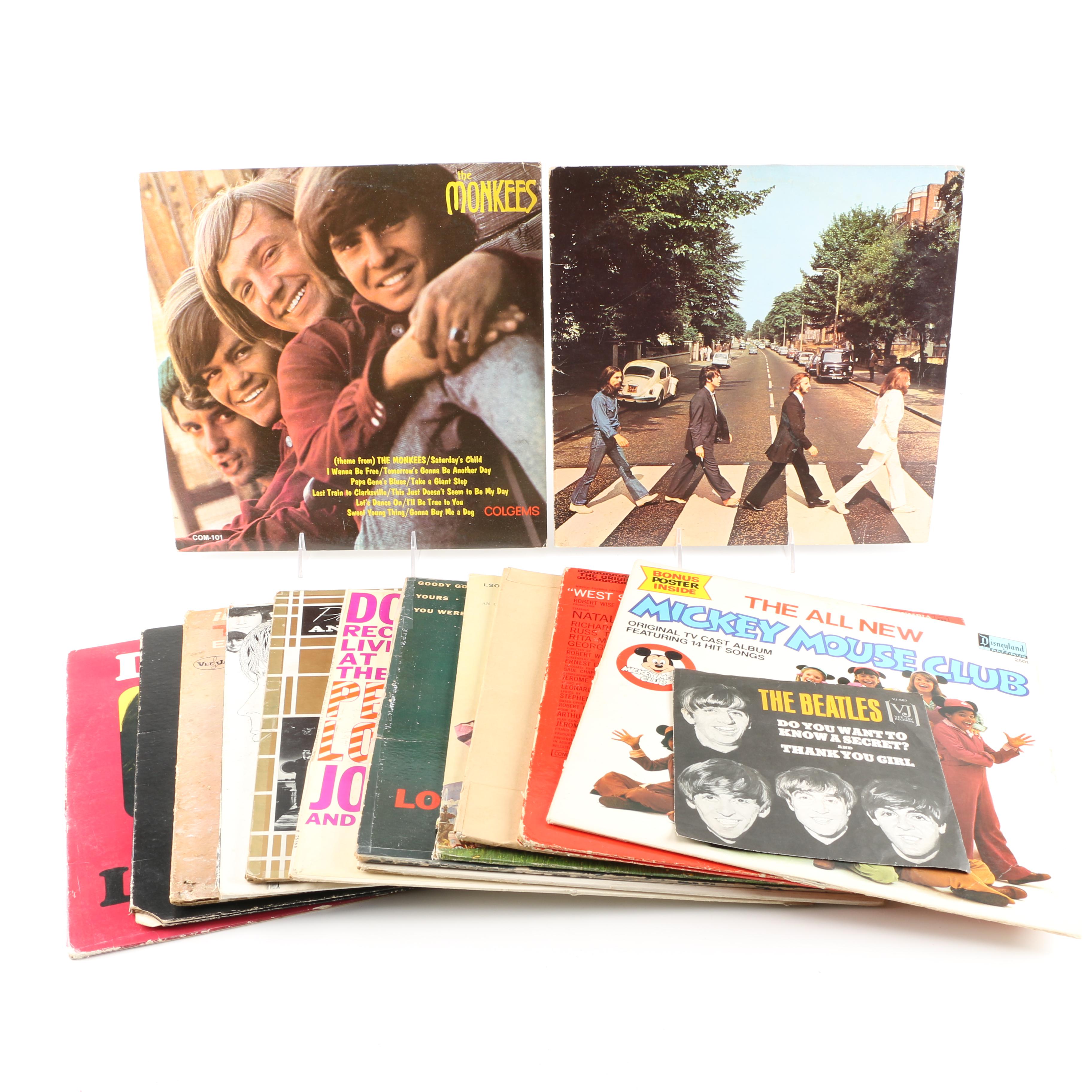 Beatles, Doors, Monkees and Other Vintage LPs