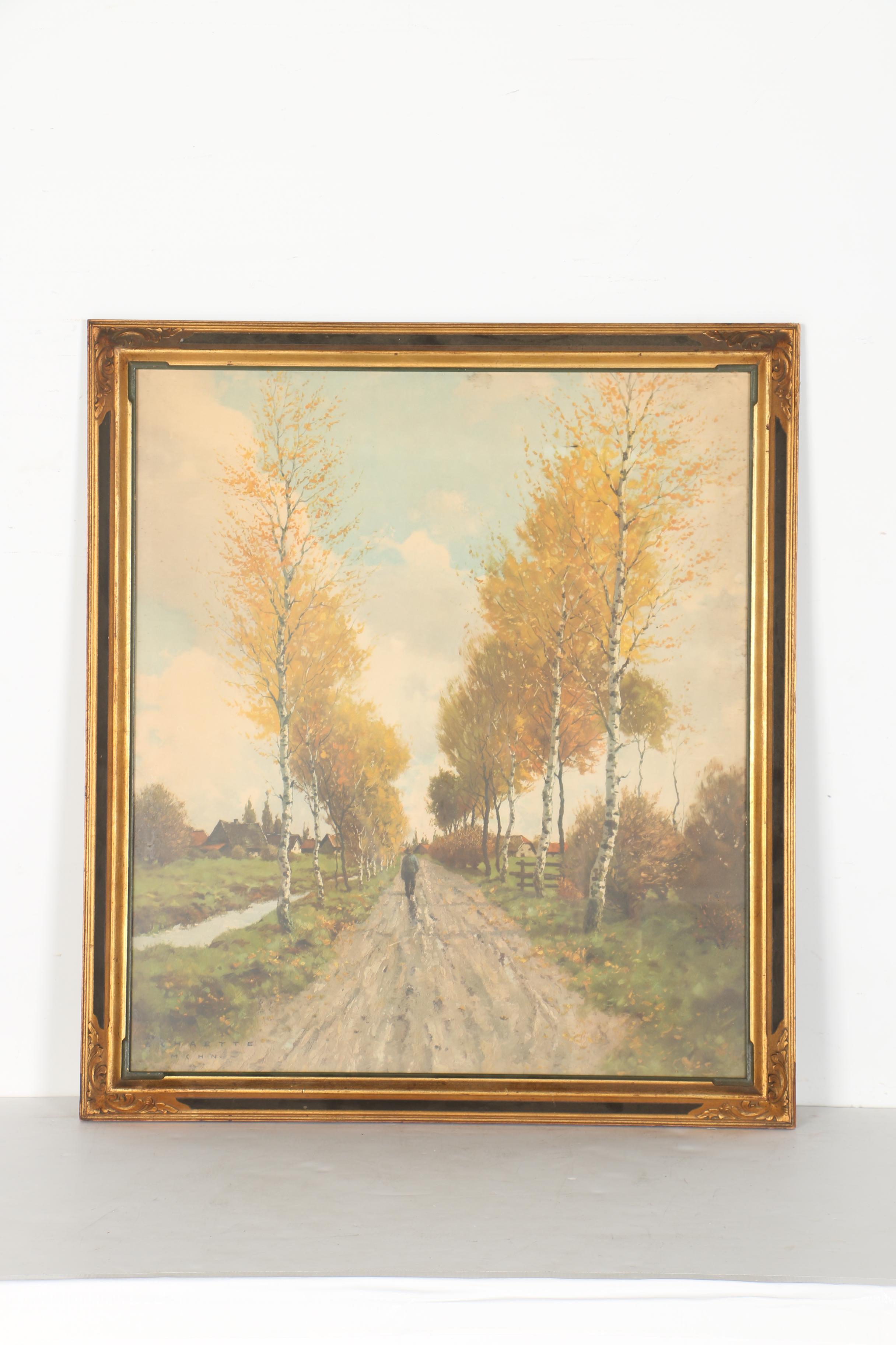 Offset Lithograph Landscapes