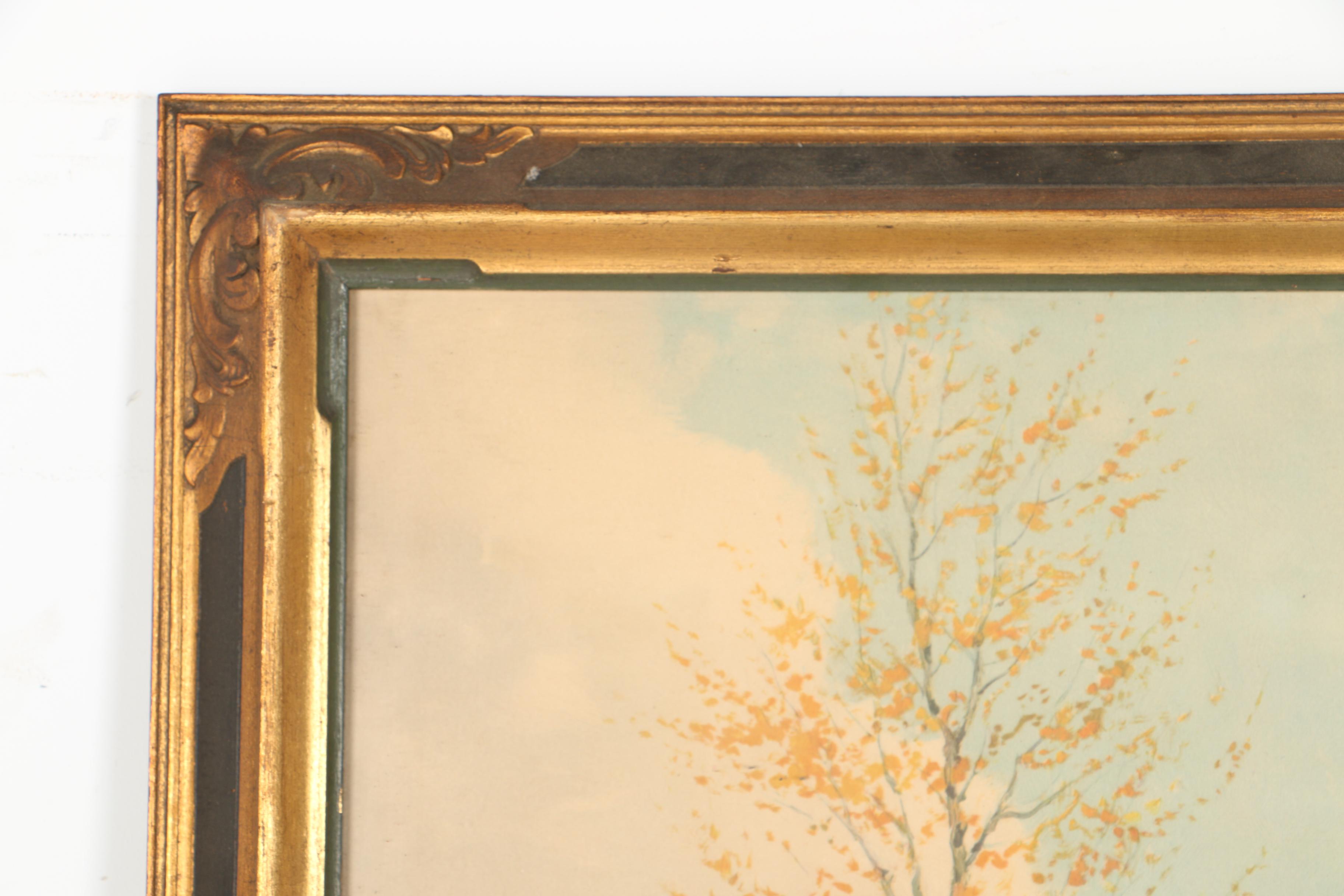 Offset Lithograph Landscapes