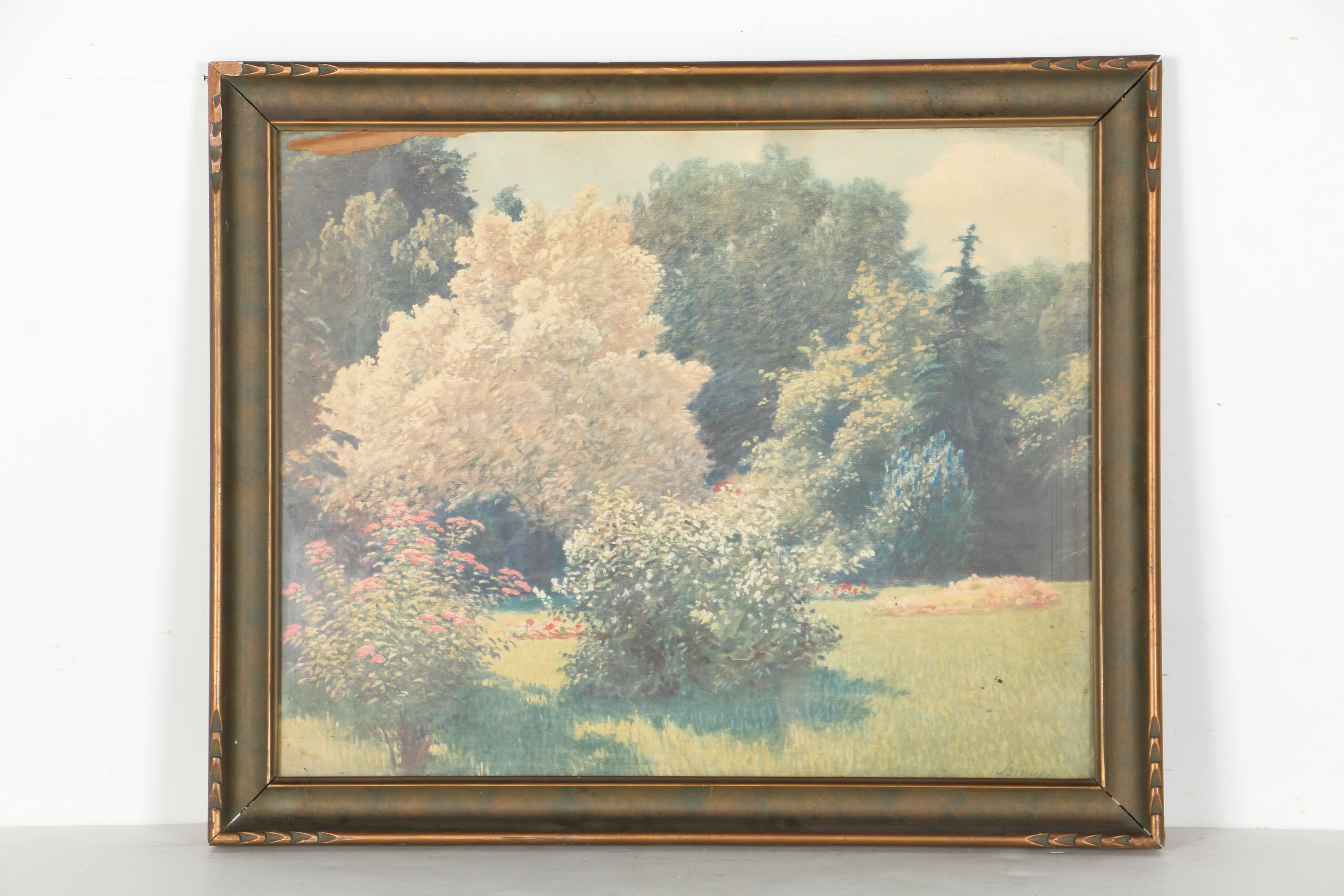 Offset Lithograph Landscapes