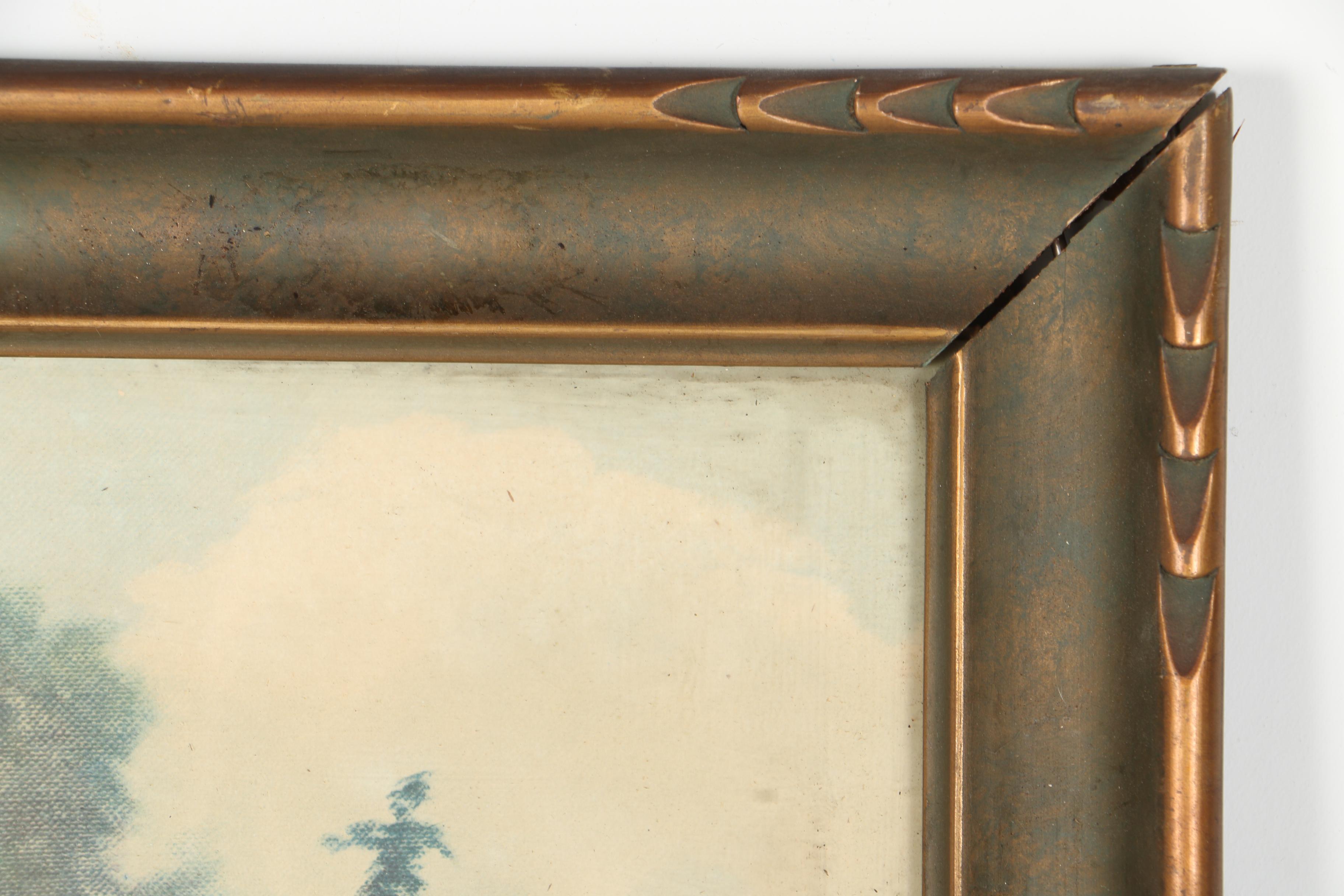 Offset Lithograph Landscapes