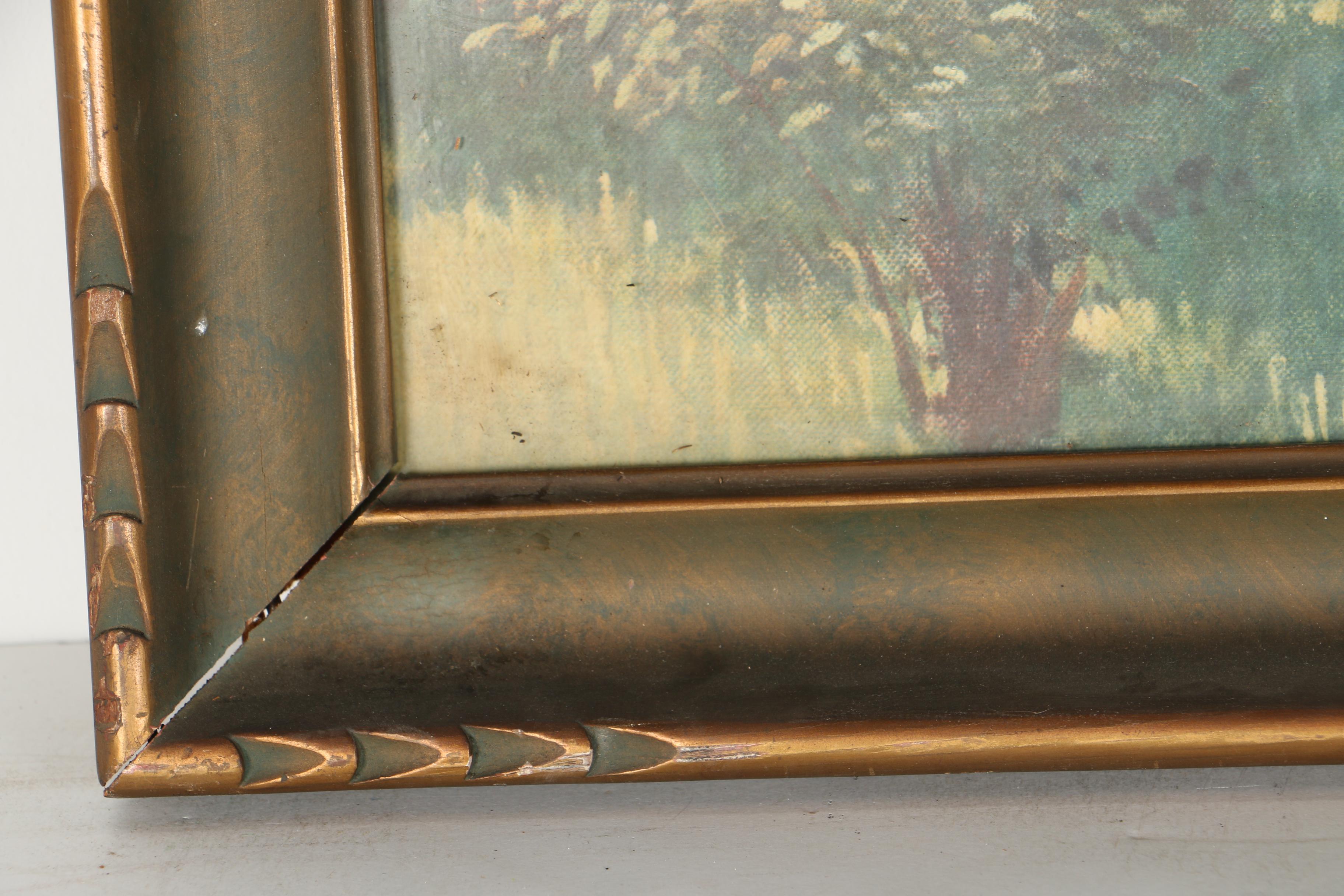 Offset Lithograph Landscapes