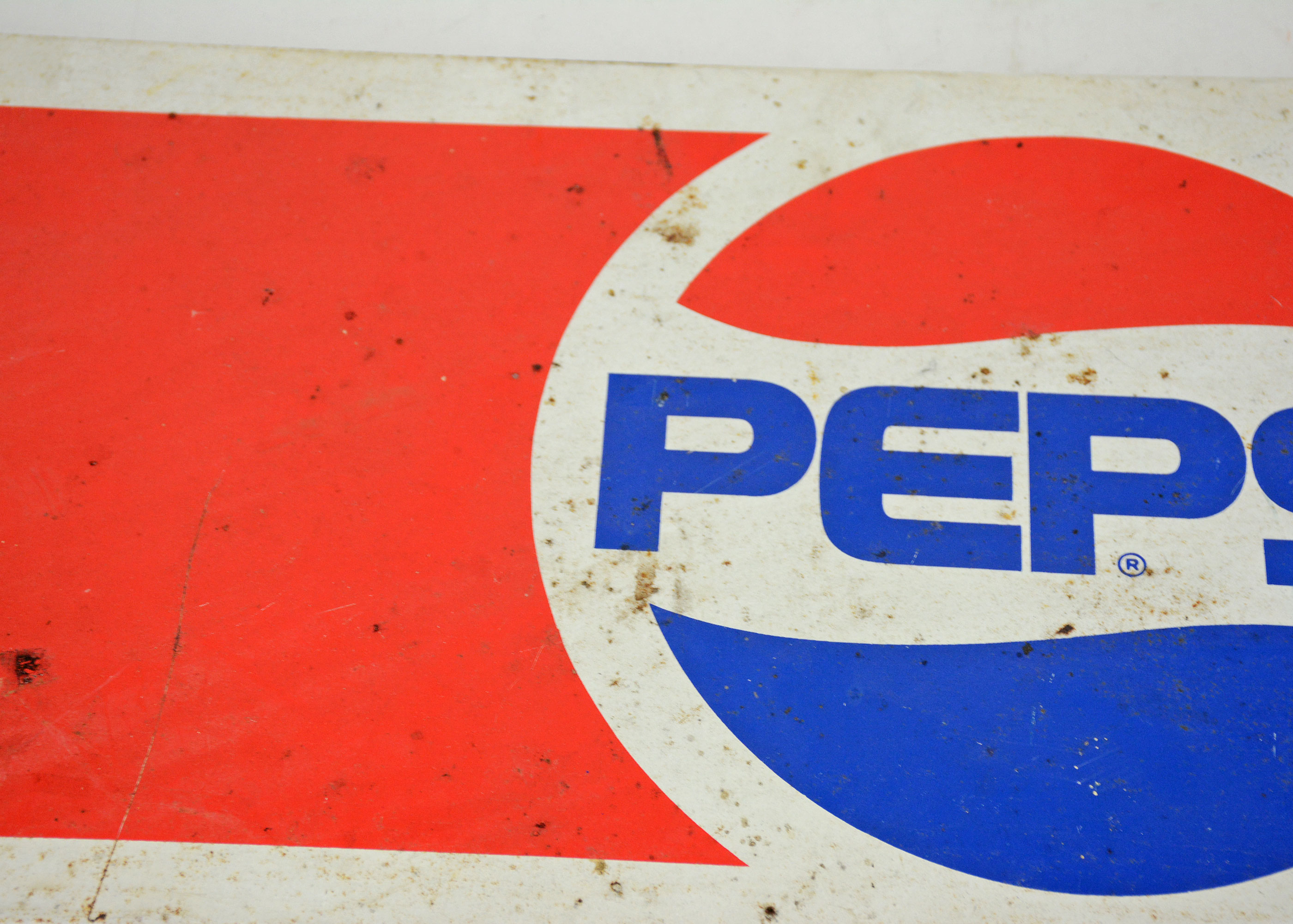 Vintage Metal Pepsi Sign