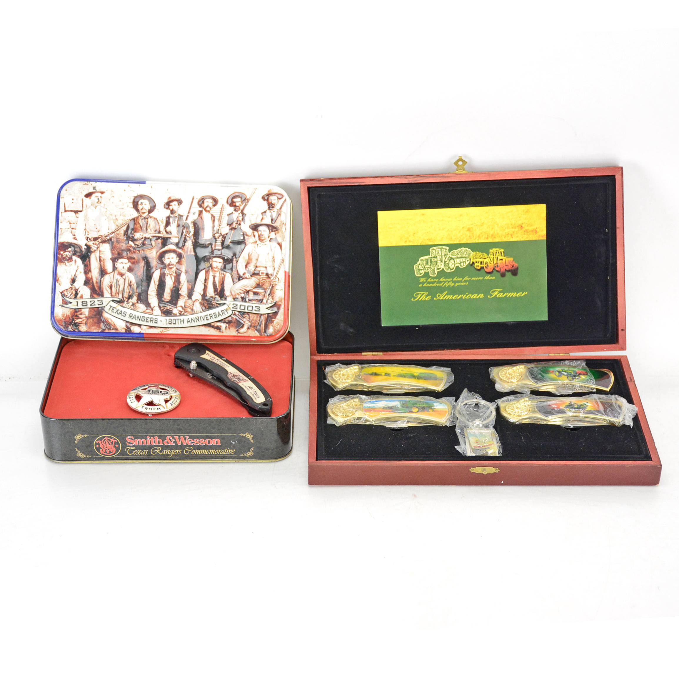 Smith & Wesson Texas Rangers Knife and The American Farmer Knife Set