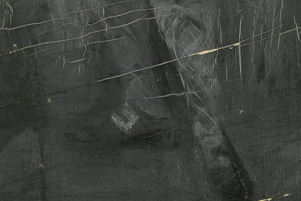 Emily B. Waite Oil Painting on Unstreached Canvas Portrait of a Scottish Man