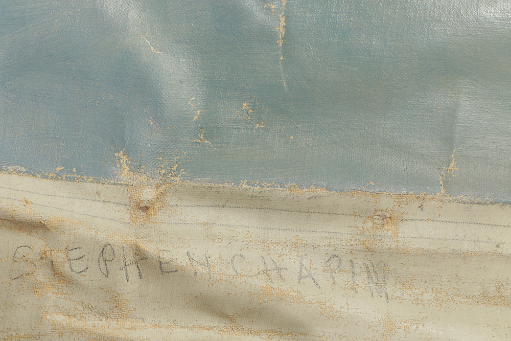 Emily B. Waite Oil Painting on Unstretched Canvas Portrait of a Baby