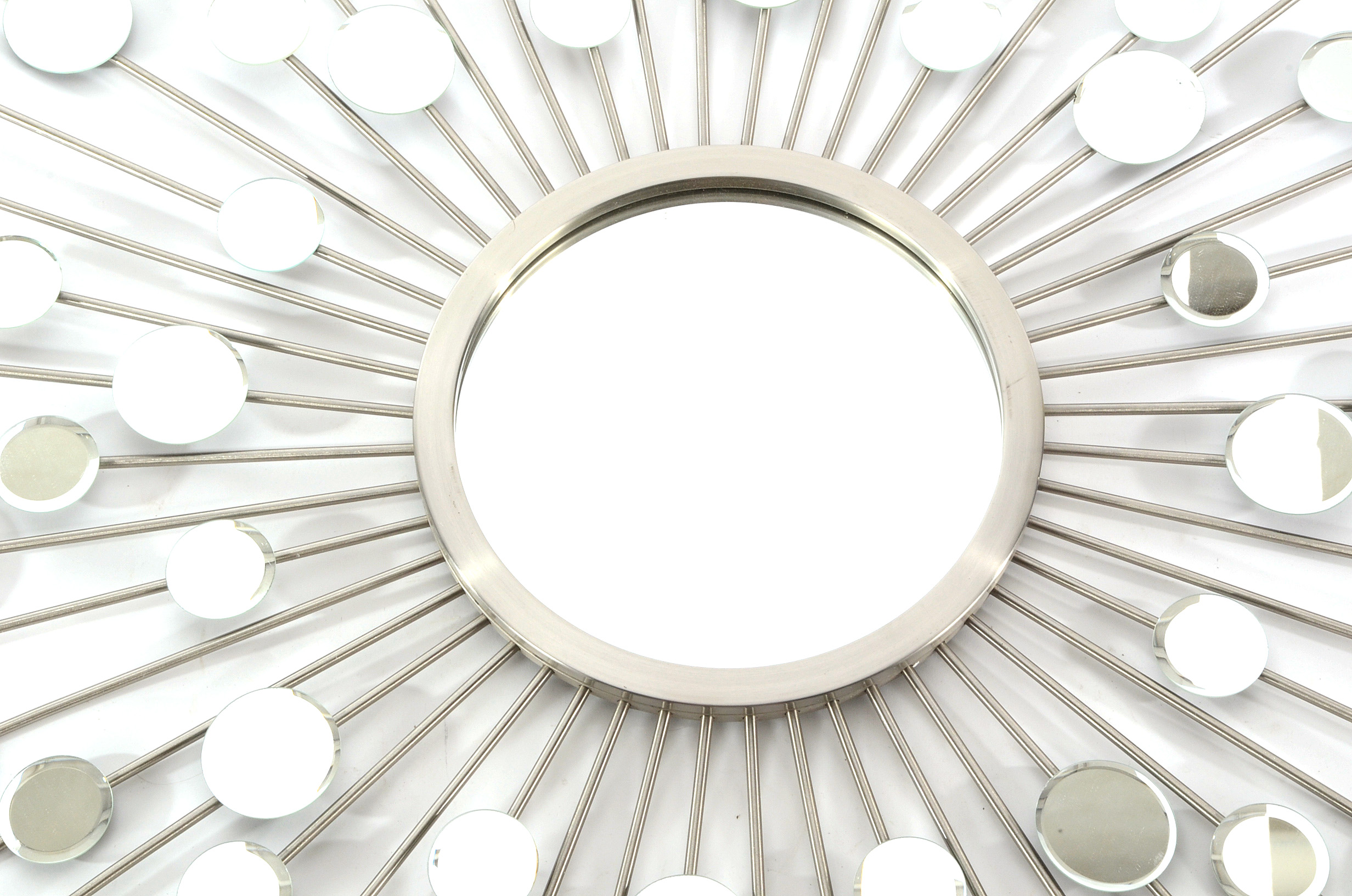 "Raindrops" Convex Sunburst Wall Mirror
