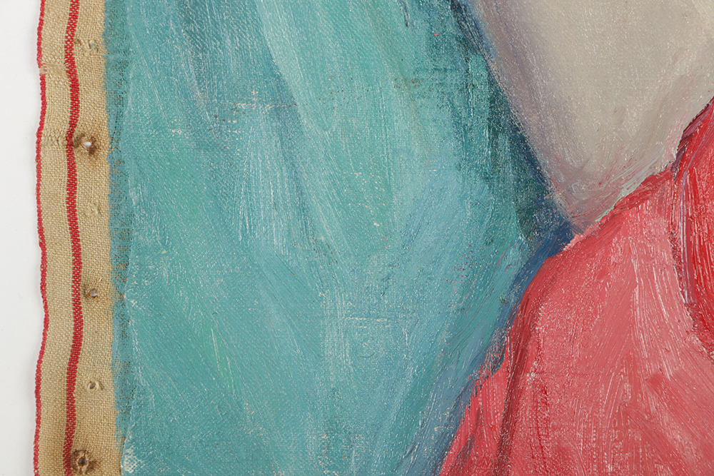 Emily B. Waite Oil Painting on Unstretched Canvas Portrait of a Woman