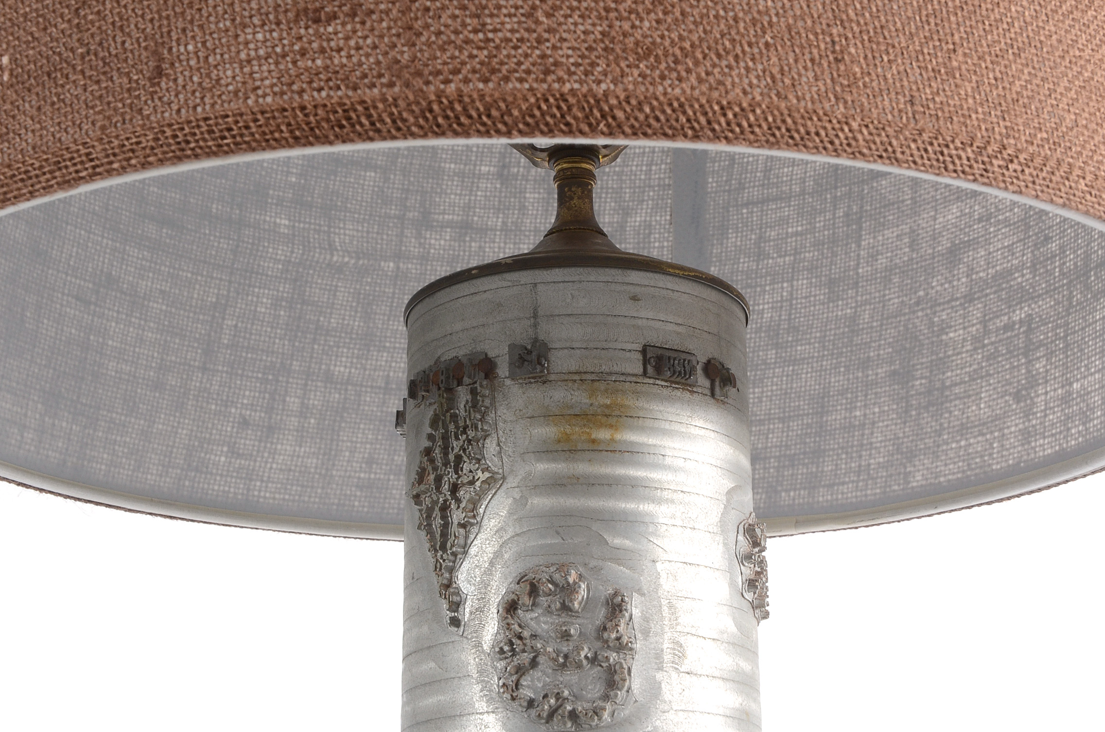 Pair of Metal Table Lamps