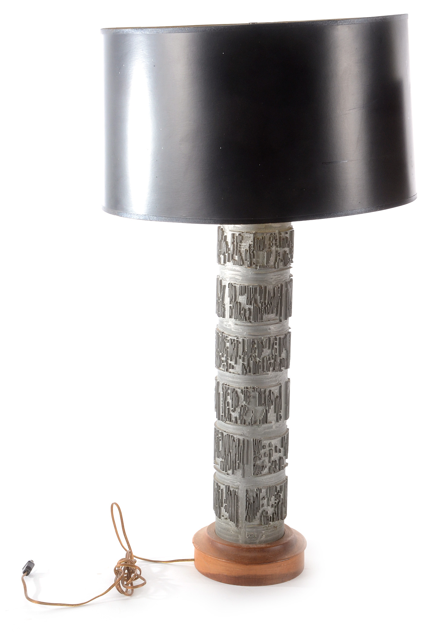 Pair of Metal Table Lamps