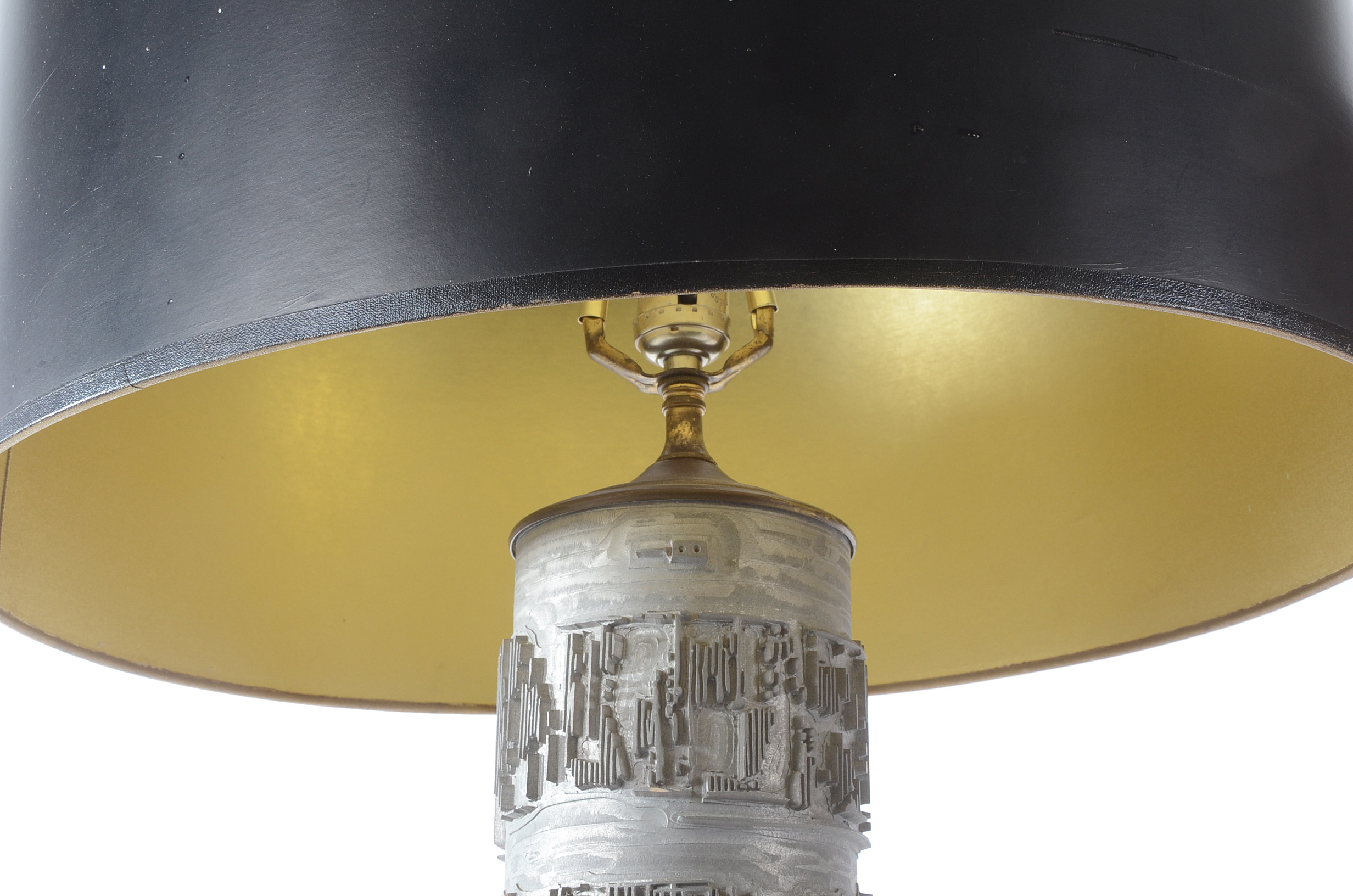 Pair of Metal Table Lamps
