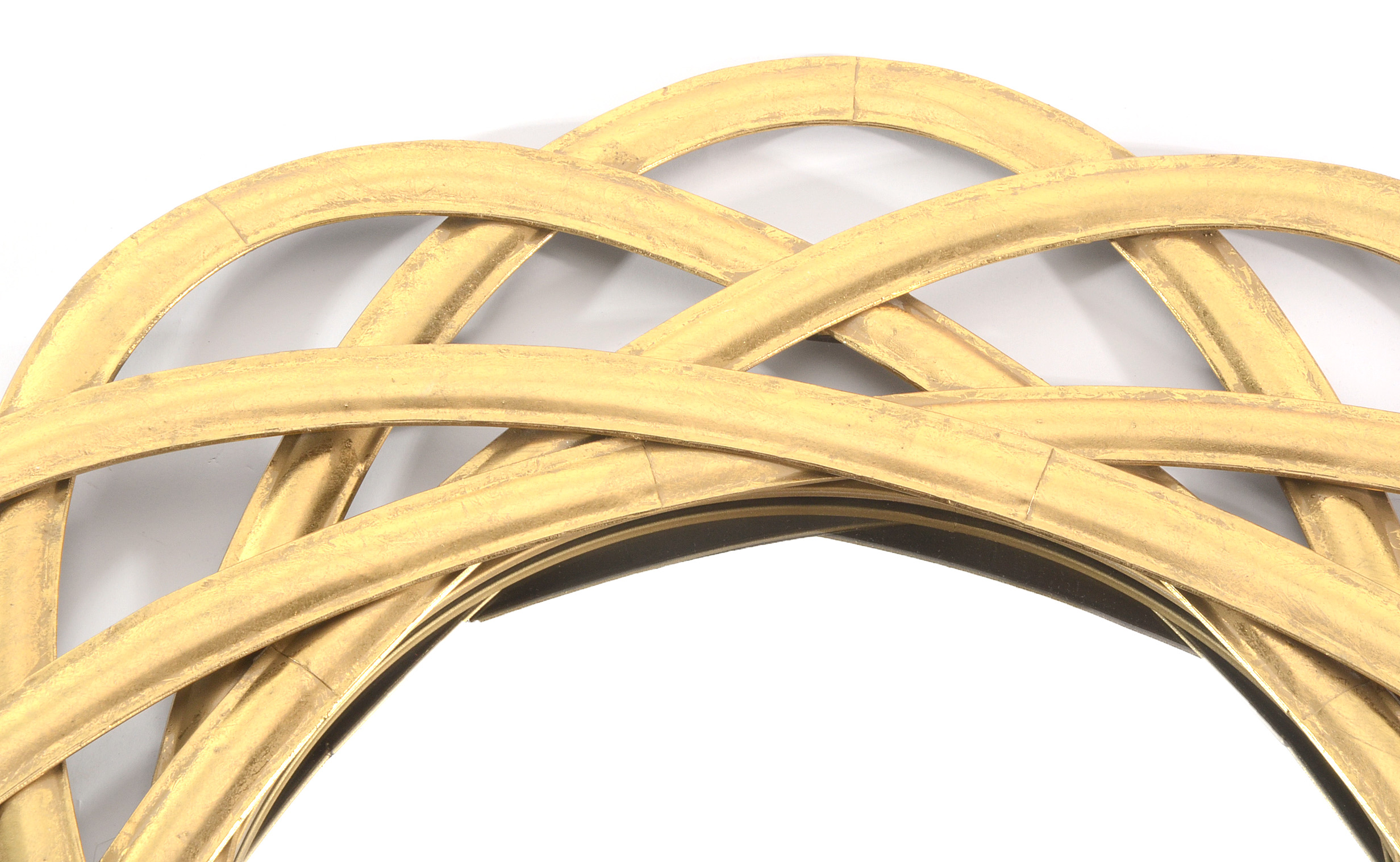 Metal Knot Framed Wall Mirror