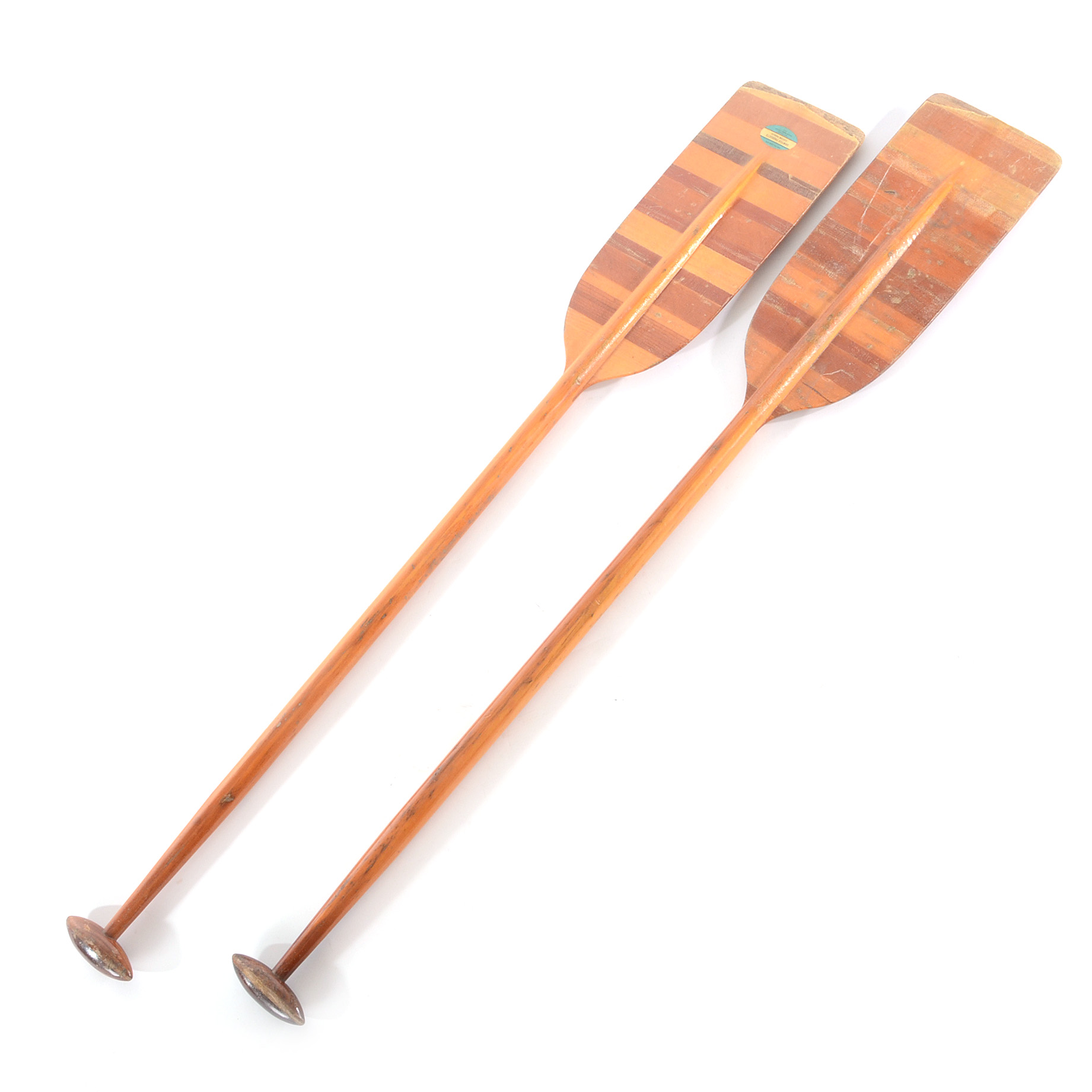 Pair of Vintage Canoe Paddles