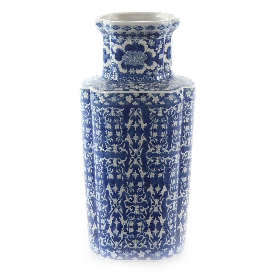 Blue and White Chinese Porcelain Vase