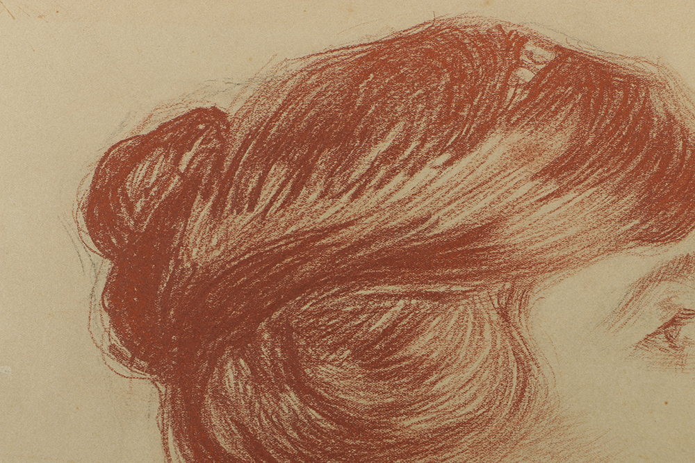 Emily B. Waite Pastel on Paper Portrait of a Woman