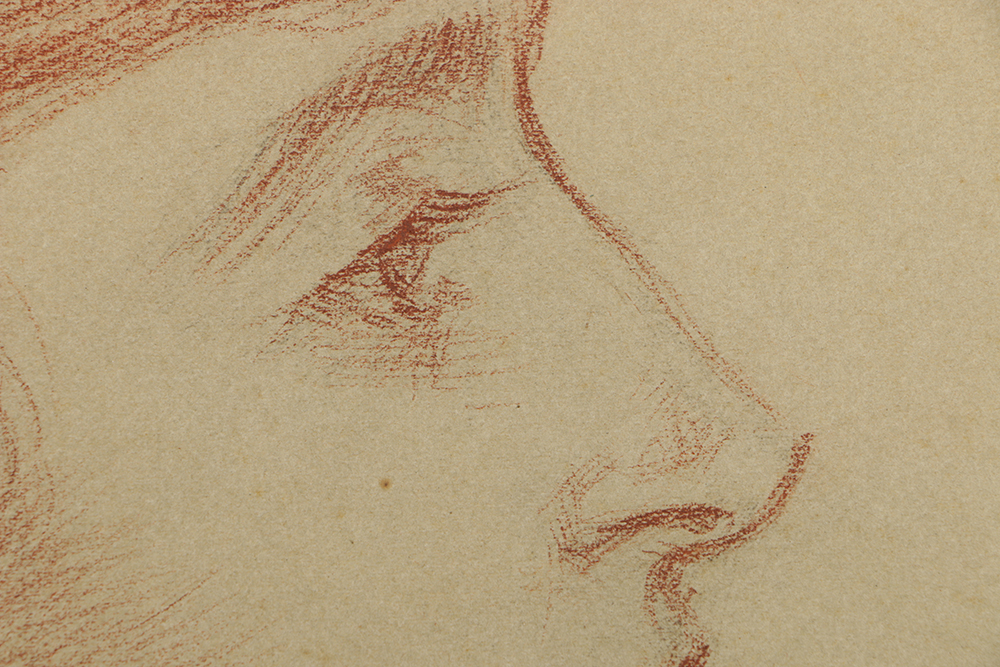 Emily B. Waite Pastel on Paper Portrait of a Woman