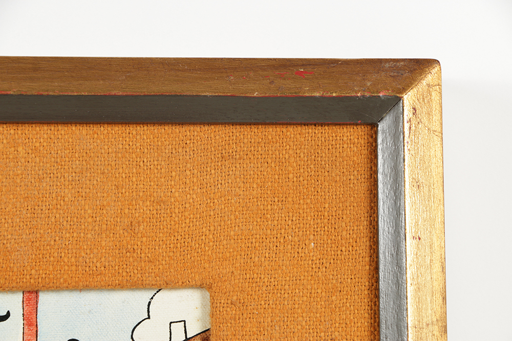 Michel Cordi Oil Painting on Canvas Folk Art Saloon