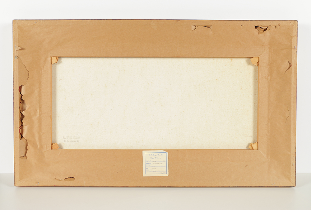 Michel Cordi Oil Painting on Canvas Folk Art Saloon