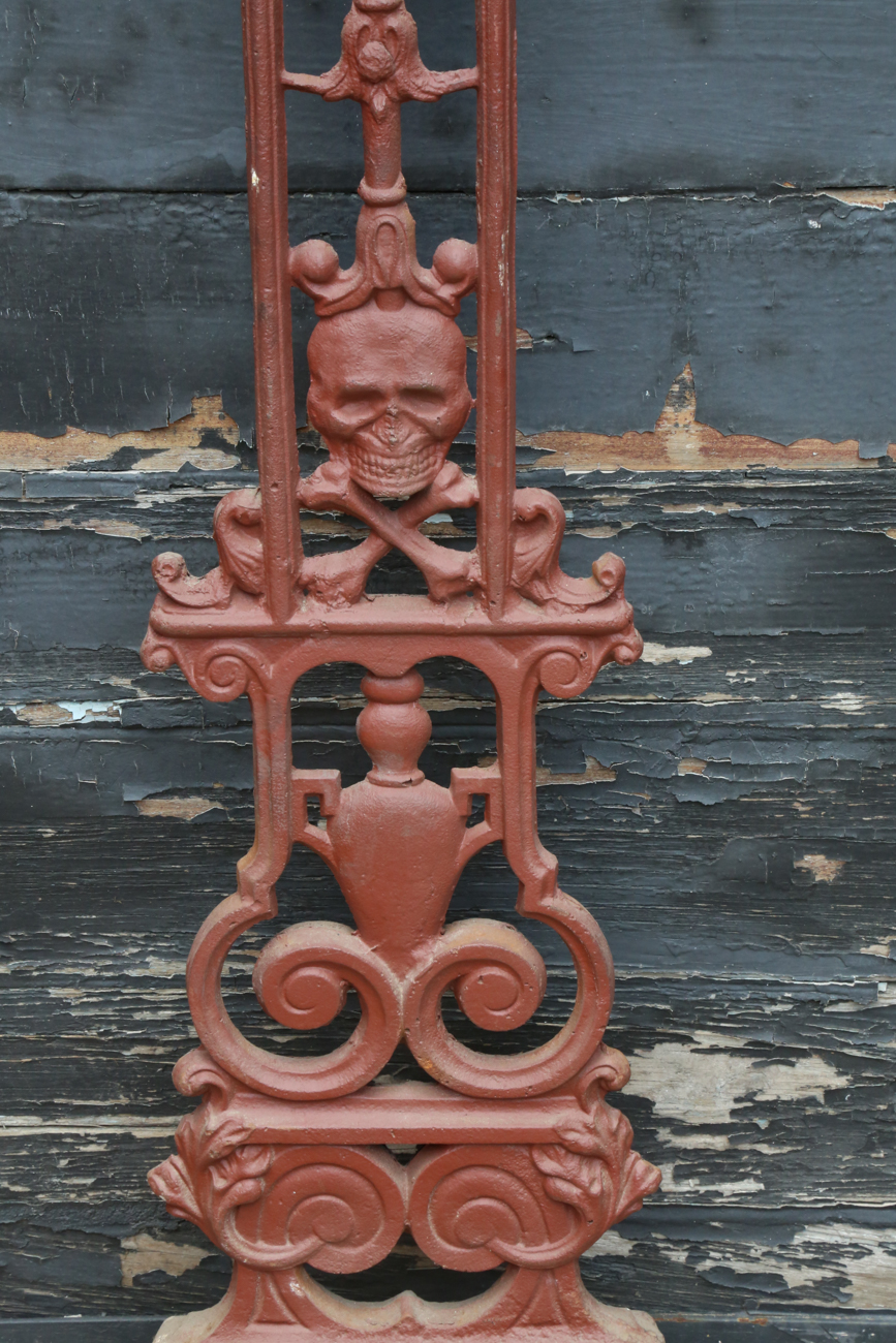 Large Antique Cast Iron Church Cross