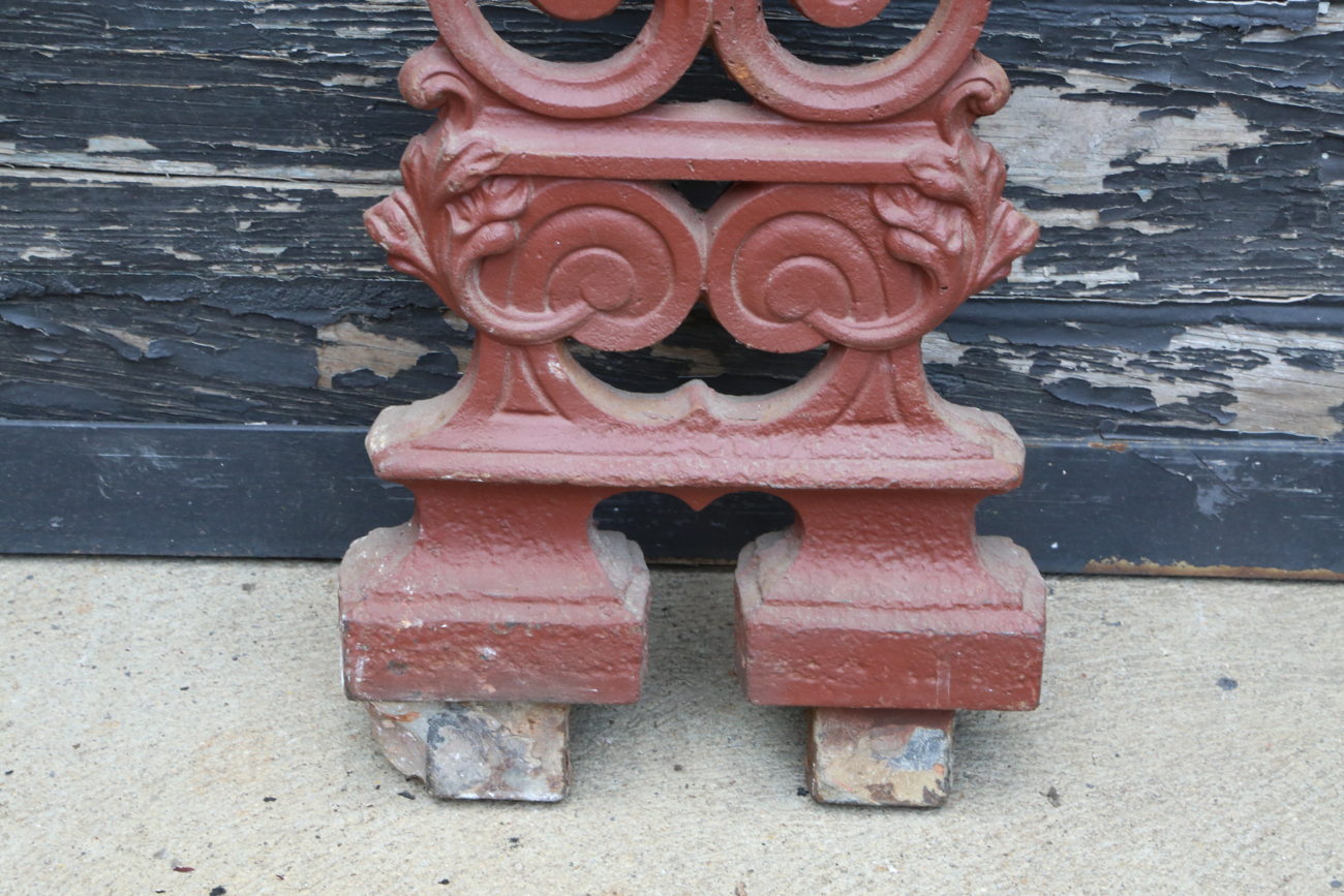 Large Antique Cast Iron Church Cross