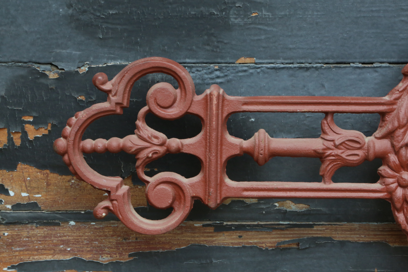 Large Antique Cast Iron Church Cross