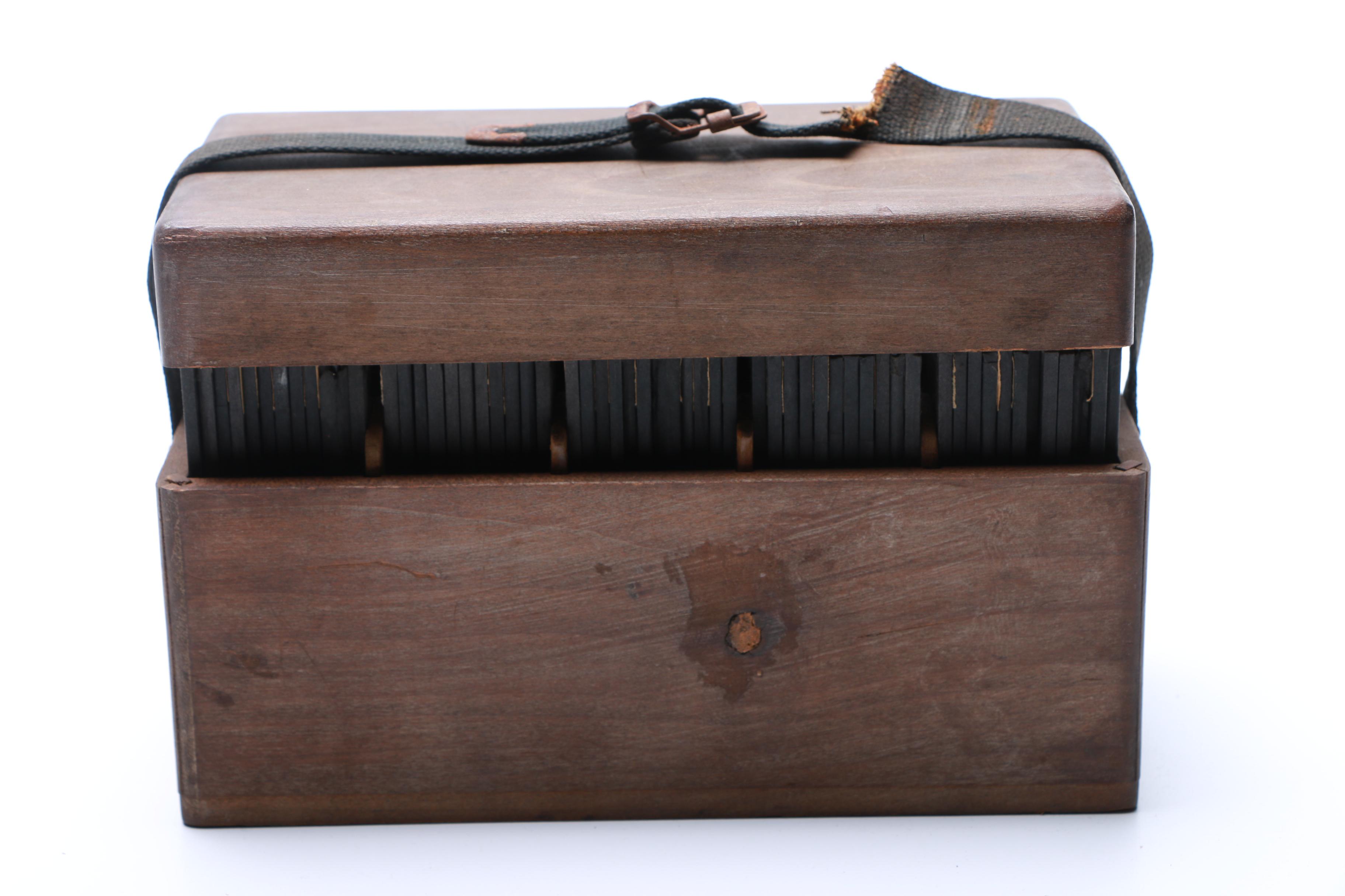 Vintage Glass Projector Slides